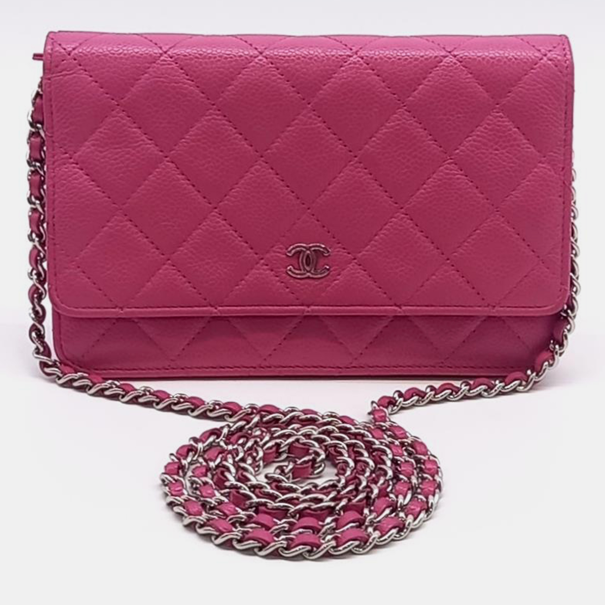 

Chanel Caviar WOC Mini Crossbody Bag, Pink