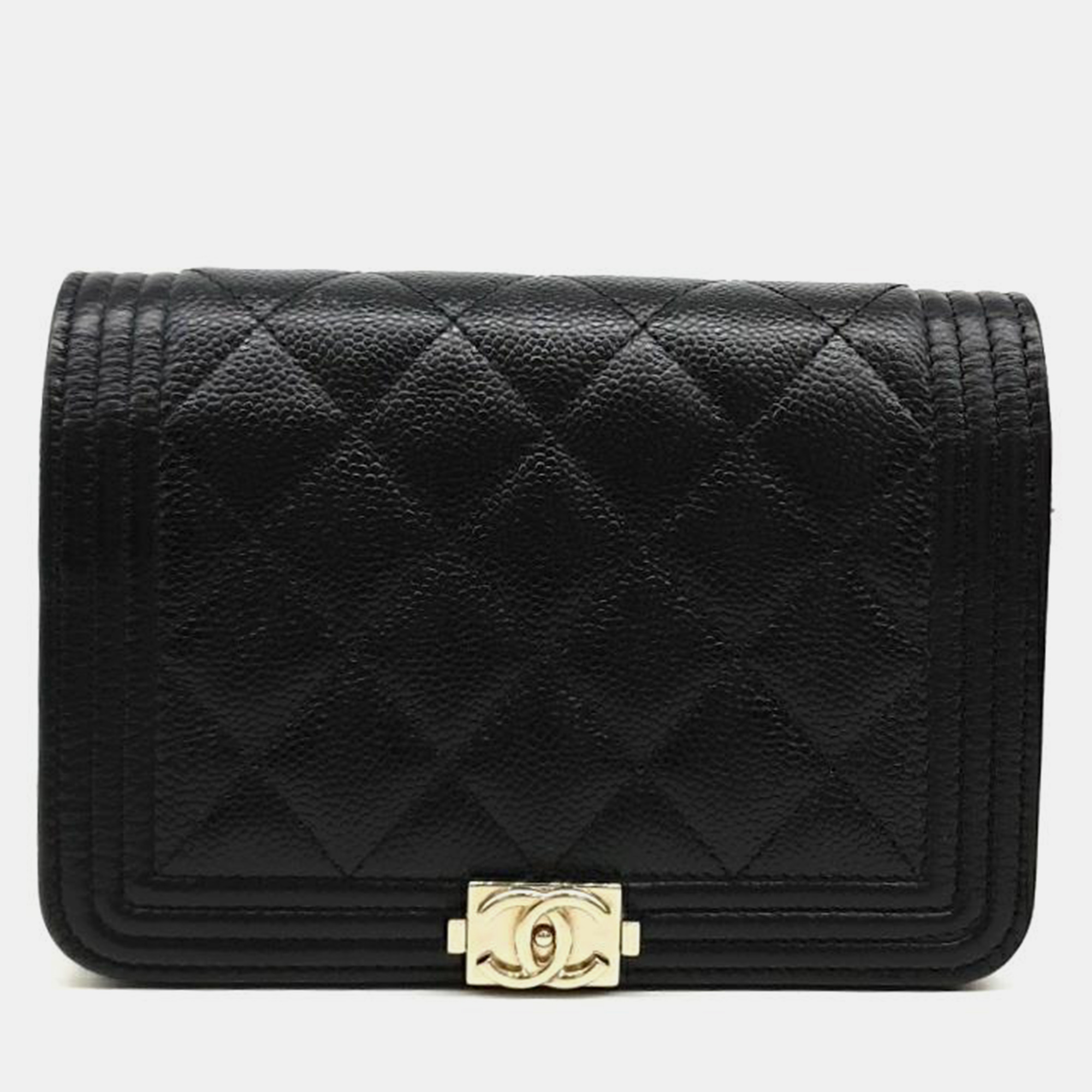 

Chanel Caviar Boy WOC Mini Crossbody Bag, Black