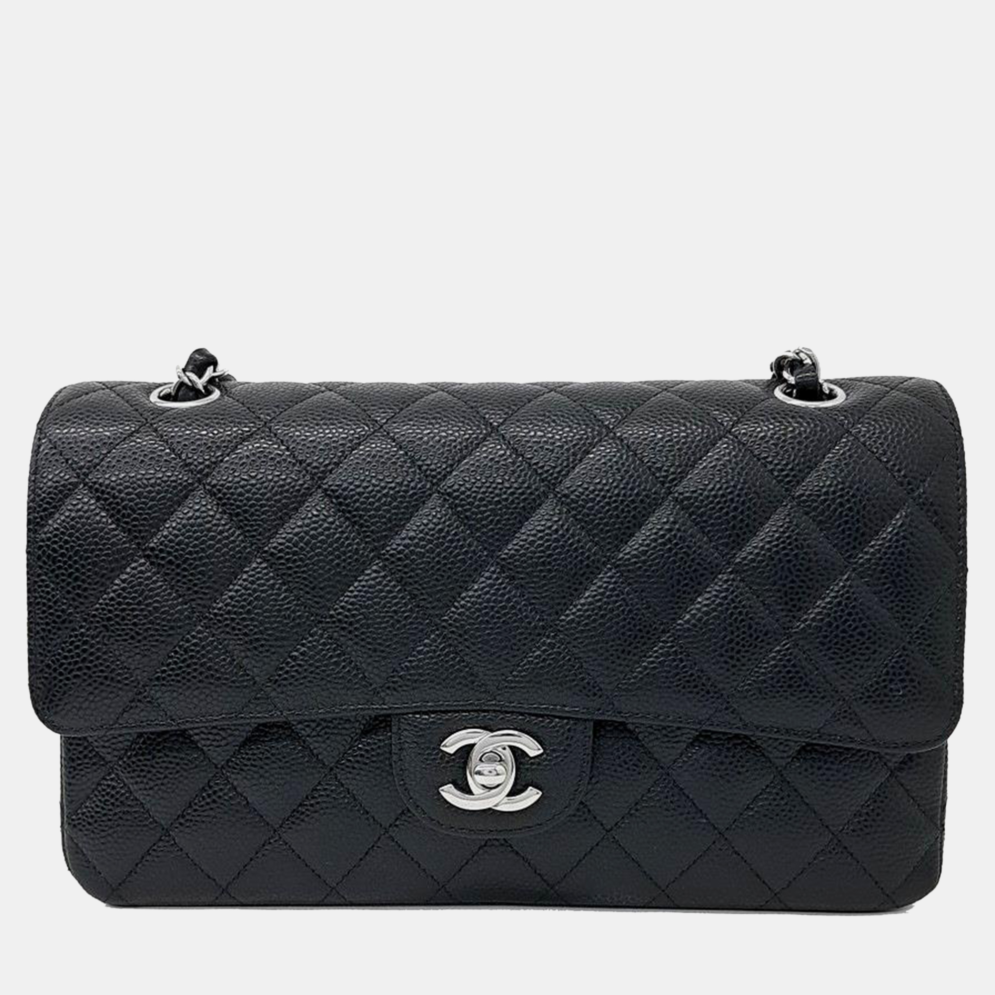 

Chanel Caviar Classic Medium Bag, Black