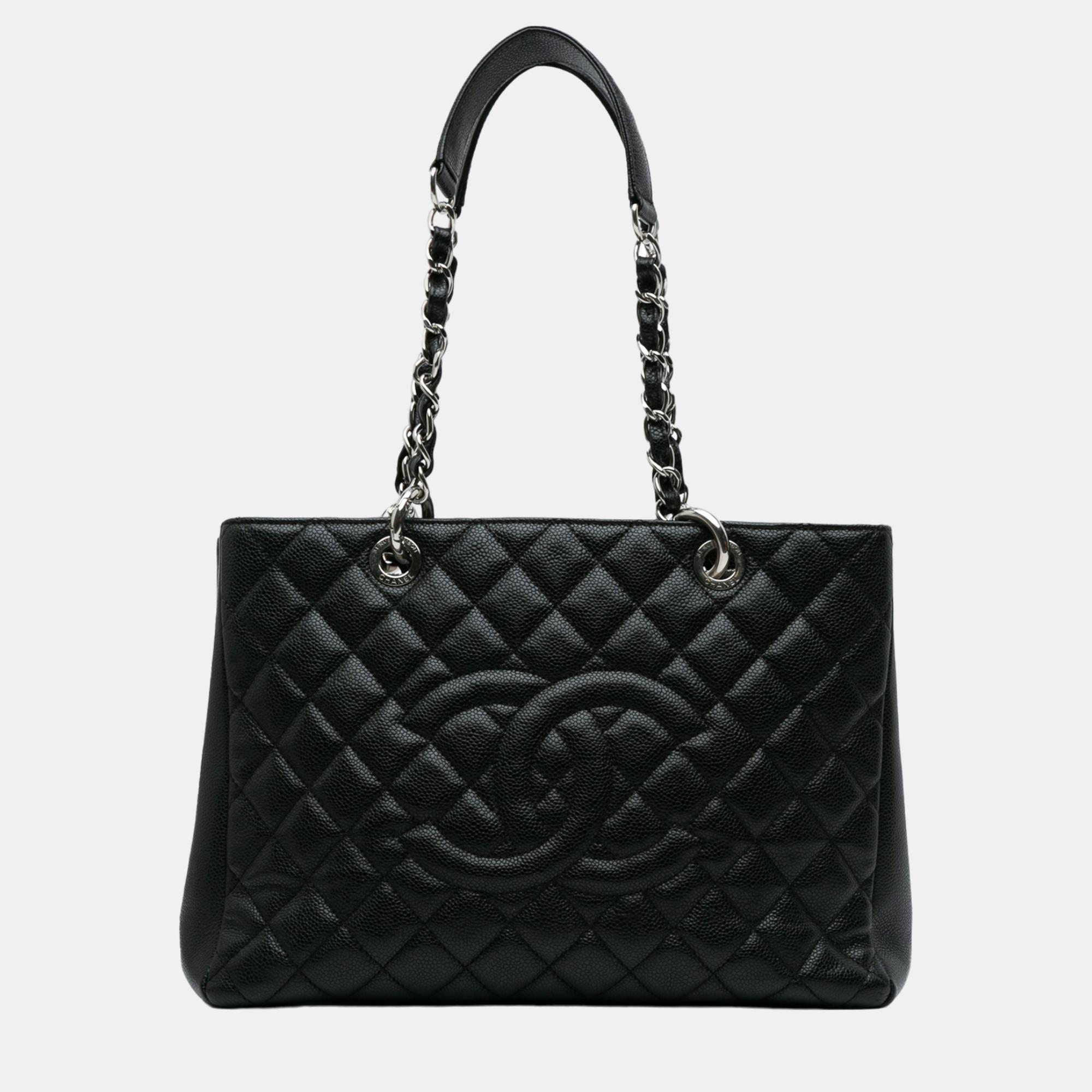 

Chanel Black Caviar Grand Shopping Tote