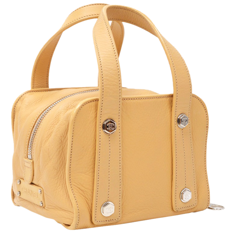 

Chanel Beige Leather Small Satchel Bag