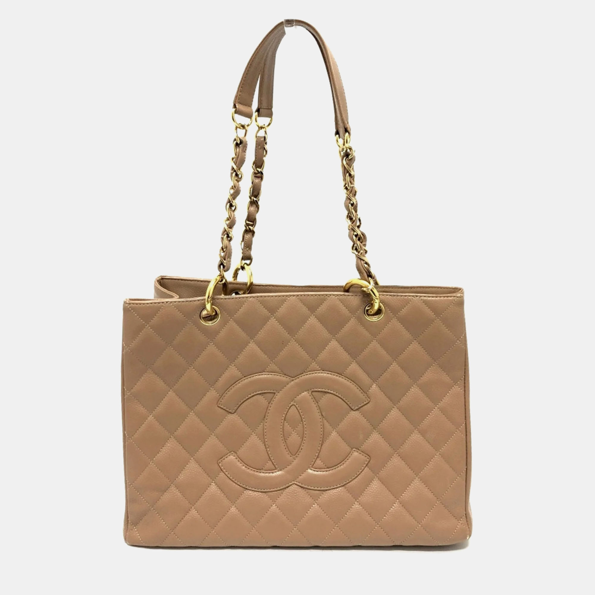 

Chanel Beige Caviar Leather GST Tote Bag