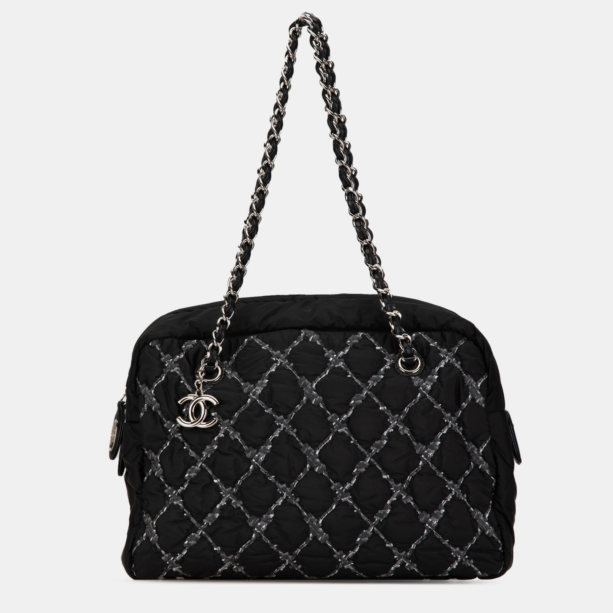 

Chanel Black Nylon Tweed Paris-Byzance On Stitch Tote Bag