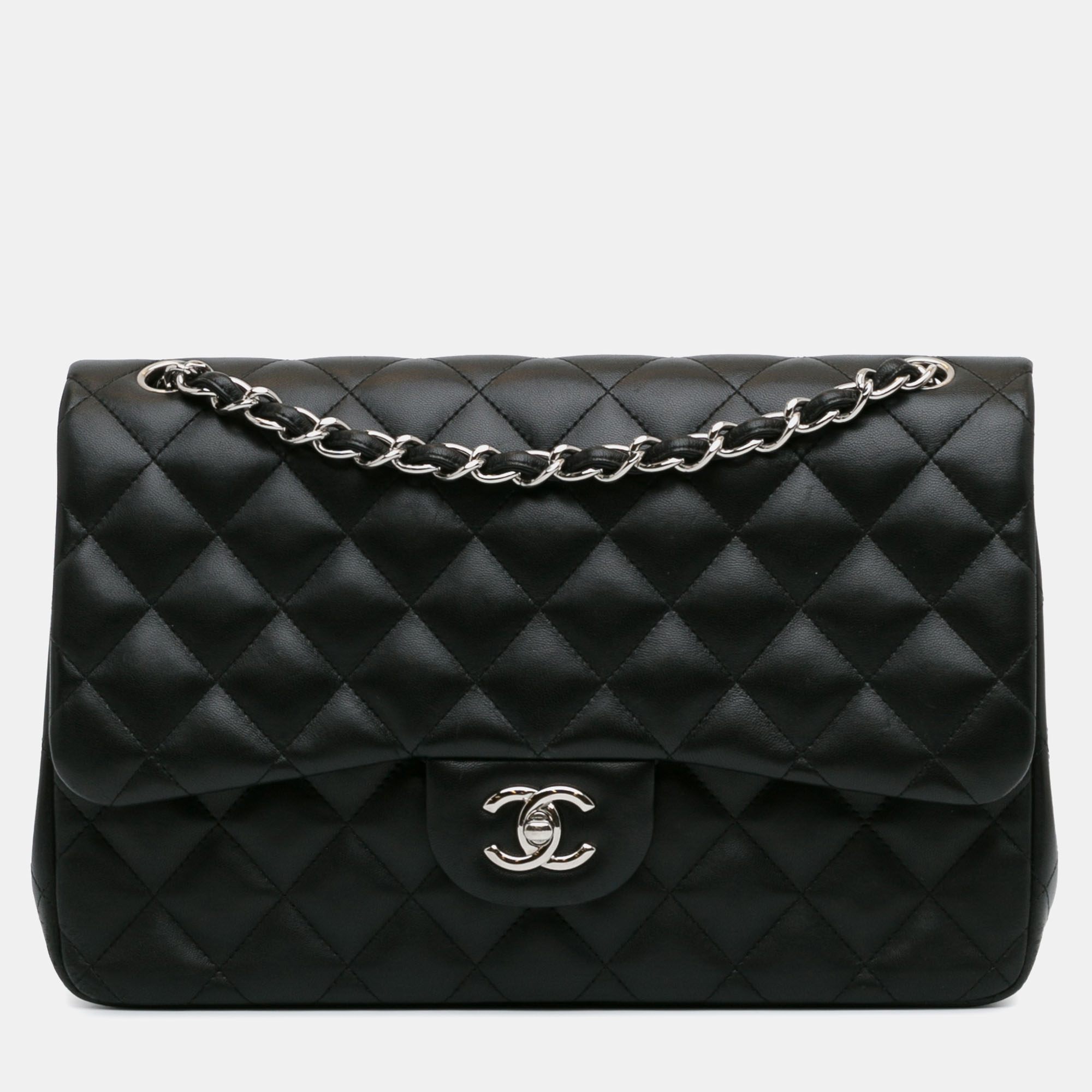 

Chanel Jumbo Classic Lambskin Double Flap, Black