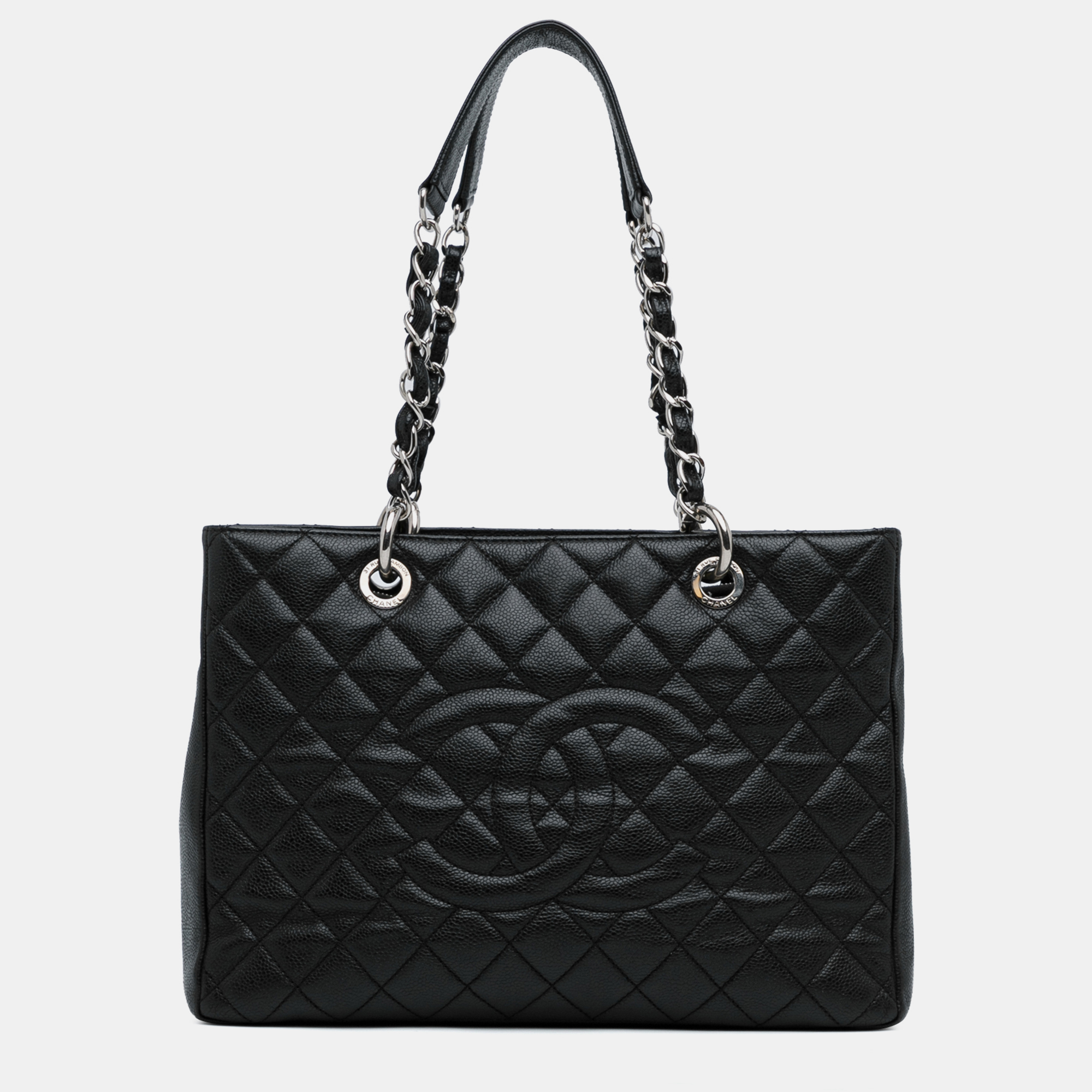 

Chanel Caviar Grand Shopping Tote, Black