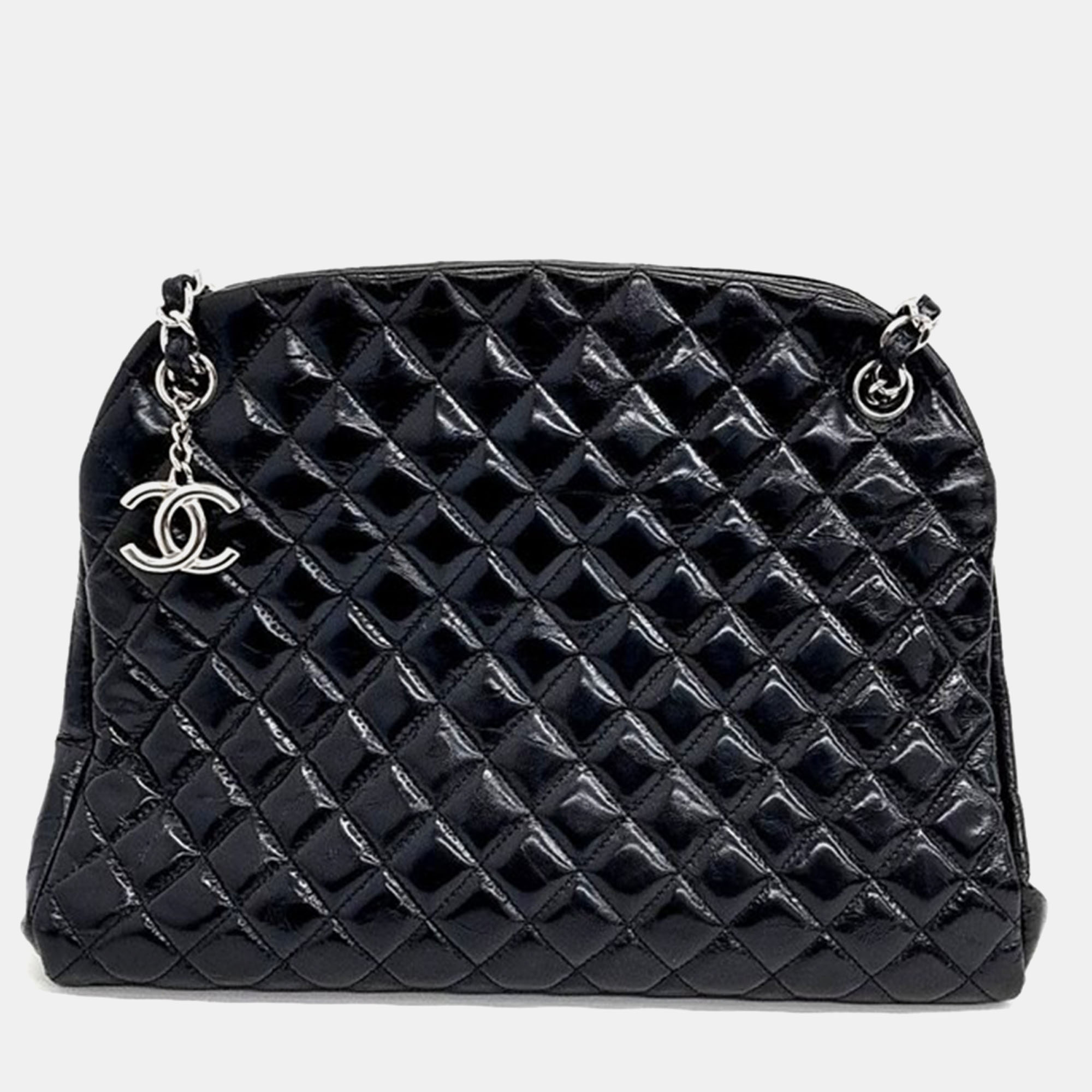 

Chanel Mademoiselle Bowling Bag, Black