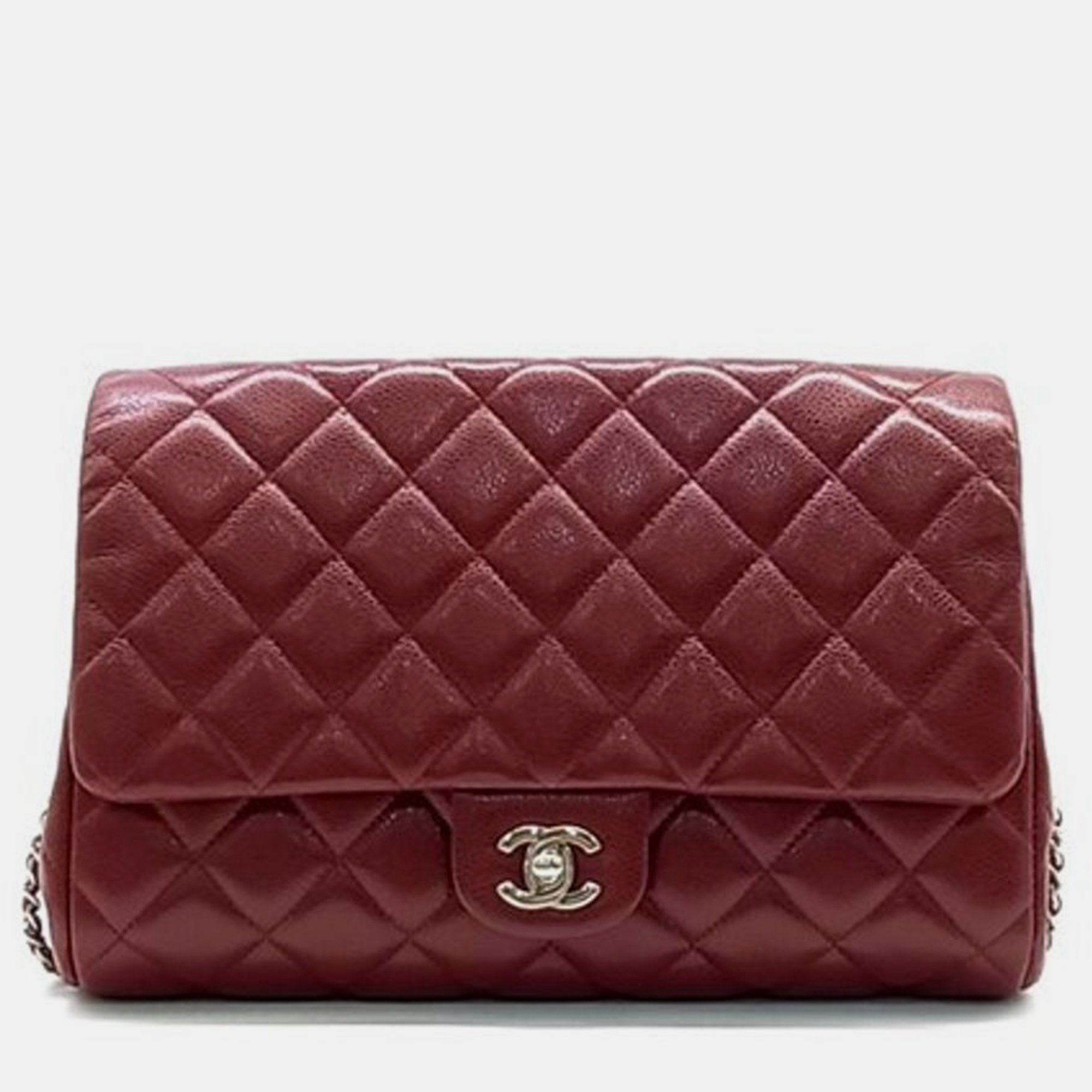 

Chanel flap chain shoulder bag, Burgundy