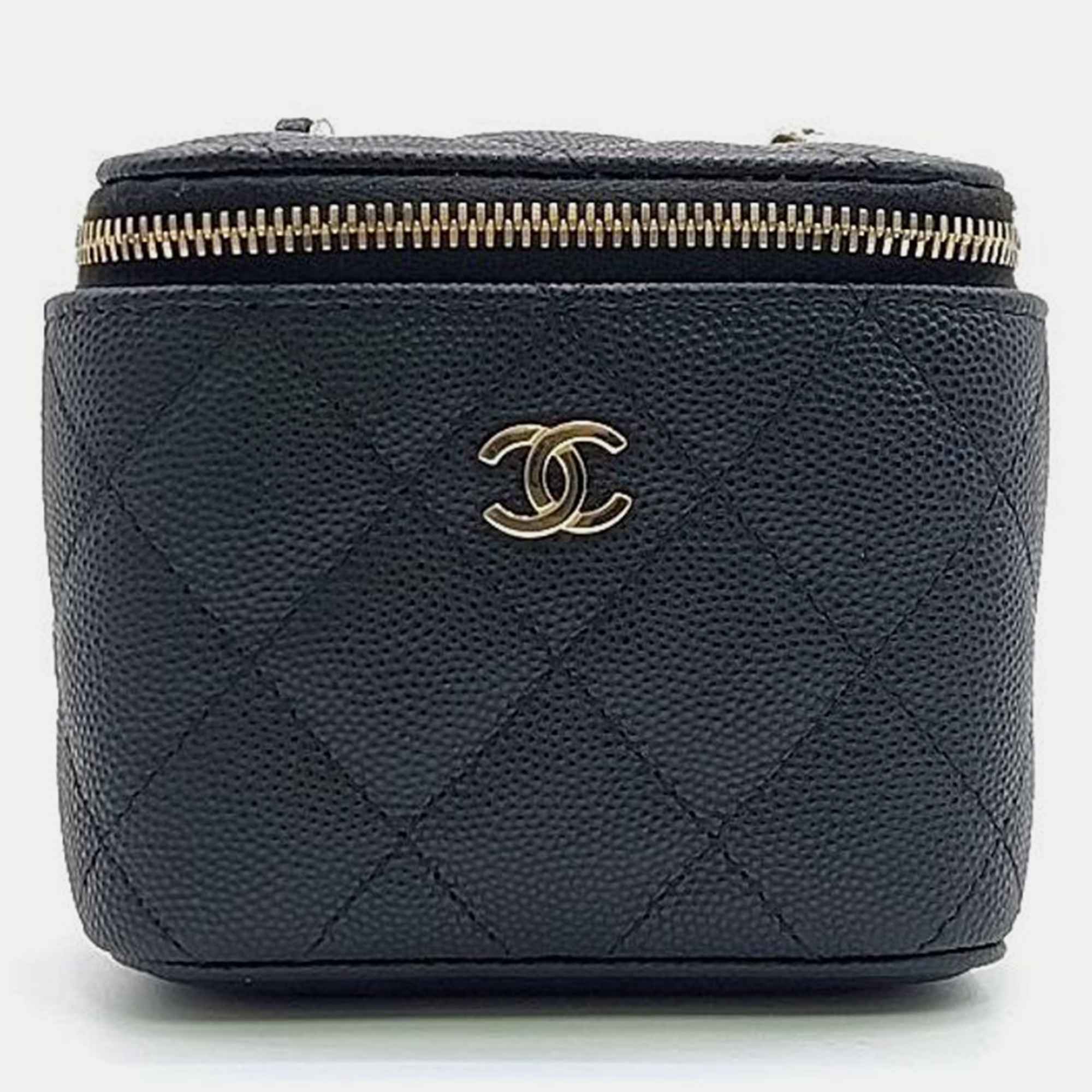 

Chanel Caviar Vanity Mini Crossbody Bag, Black