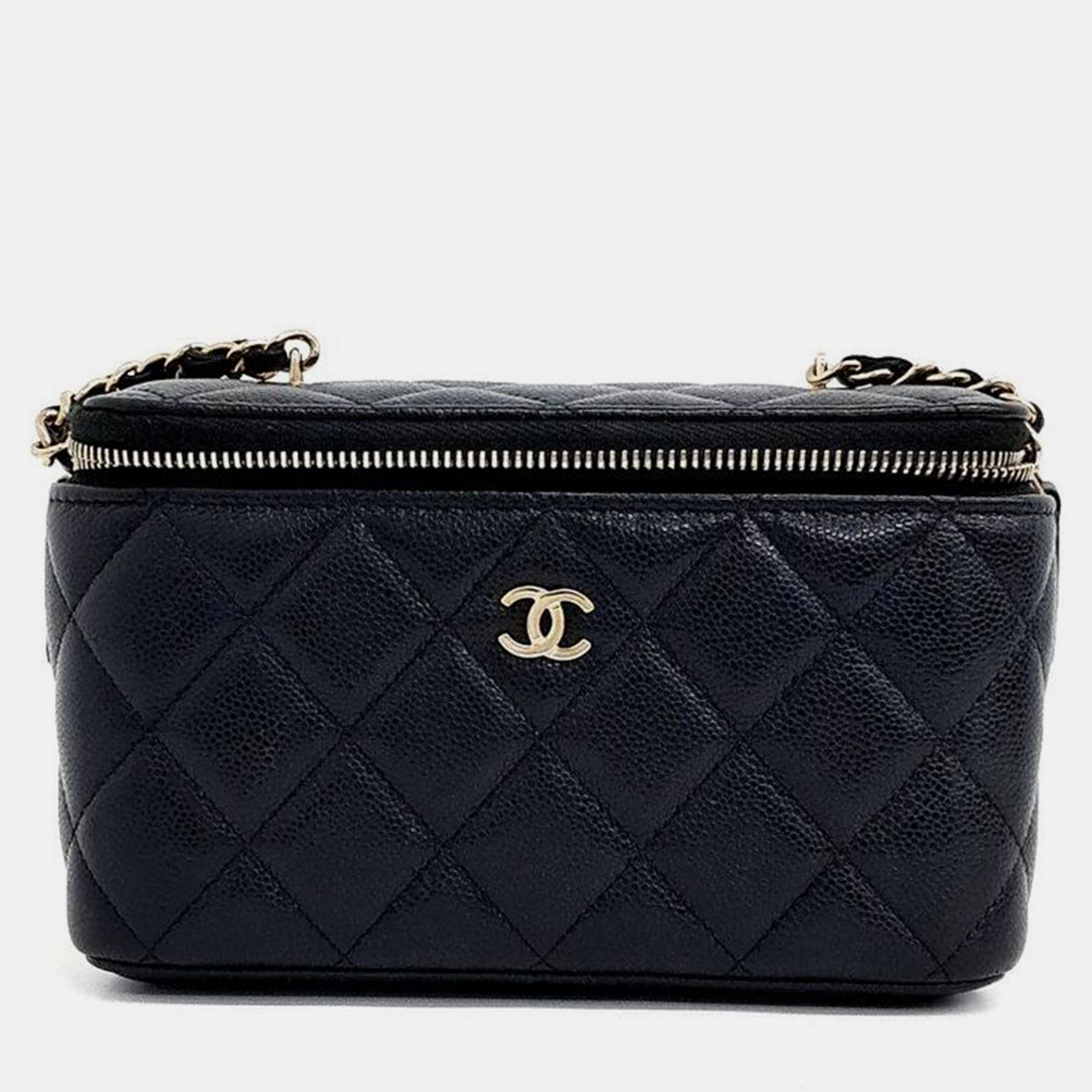 

Chanel Caviar Small Vanity Crossbody Bag, Black