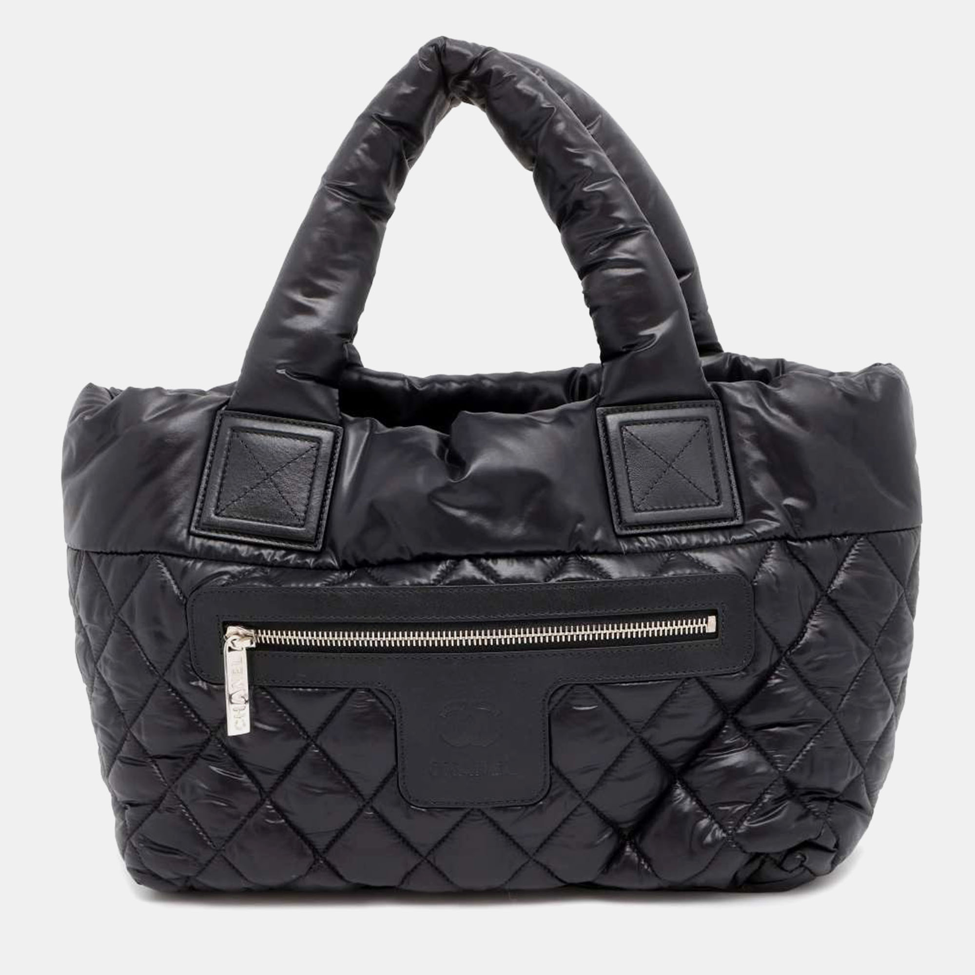 

Chanel Black Nylon Small Coco Cocoon Tote Bag