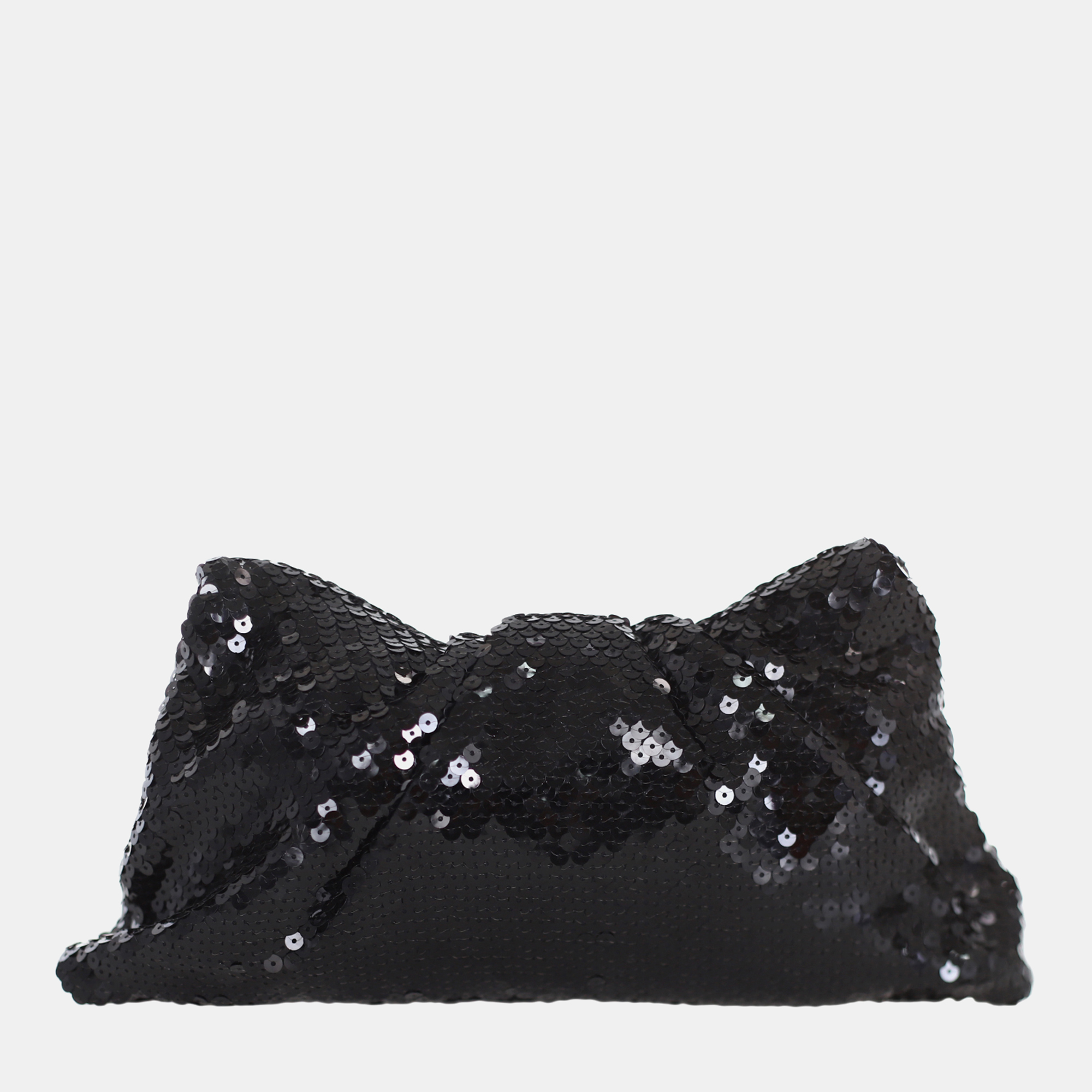 

Chanel Black Sequin Envelope CC Clutch bag