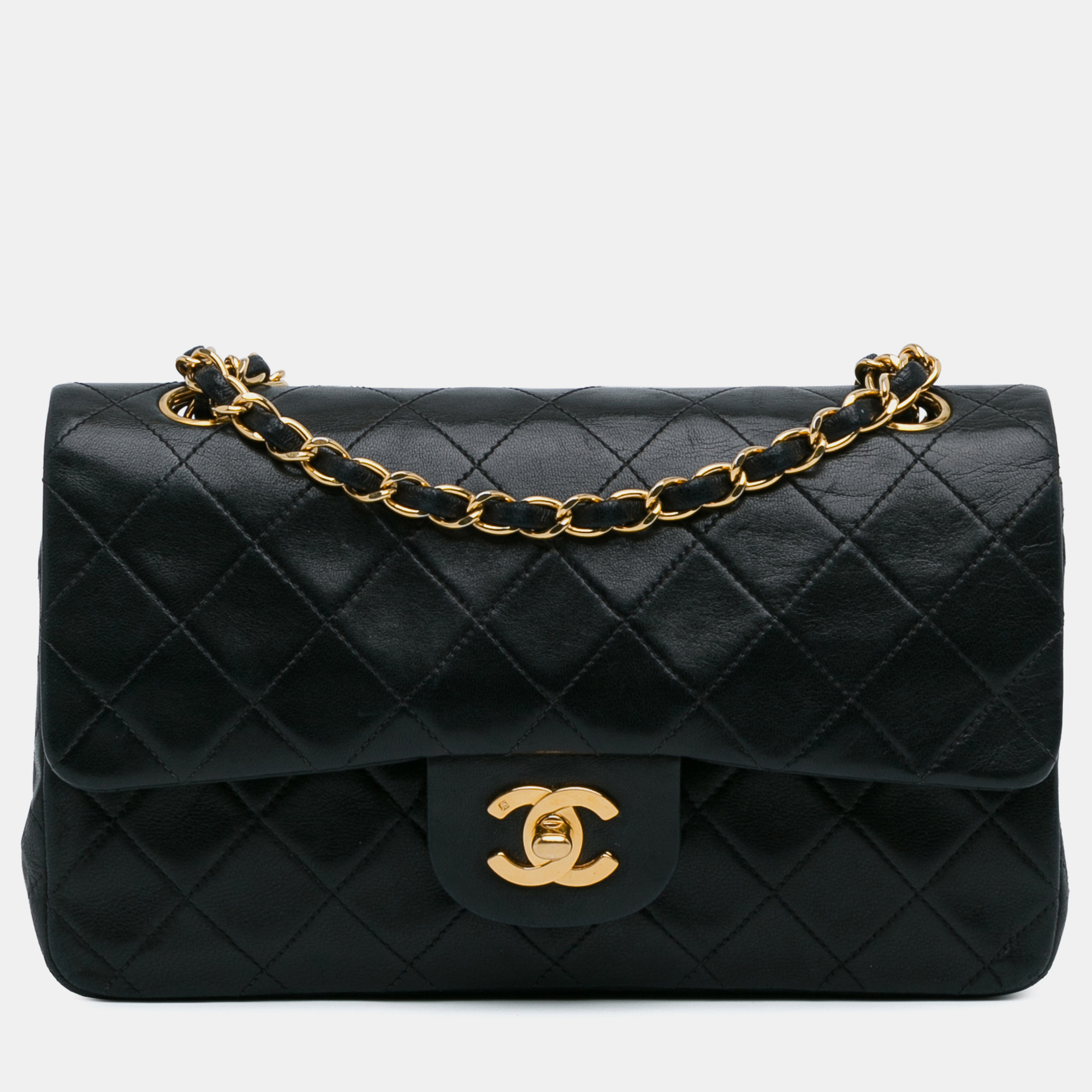 

Chanel Medium Classic Lambskin Double Flap Bag, Black