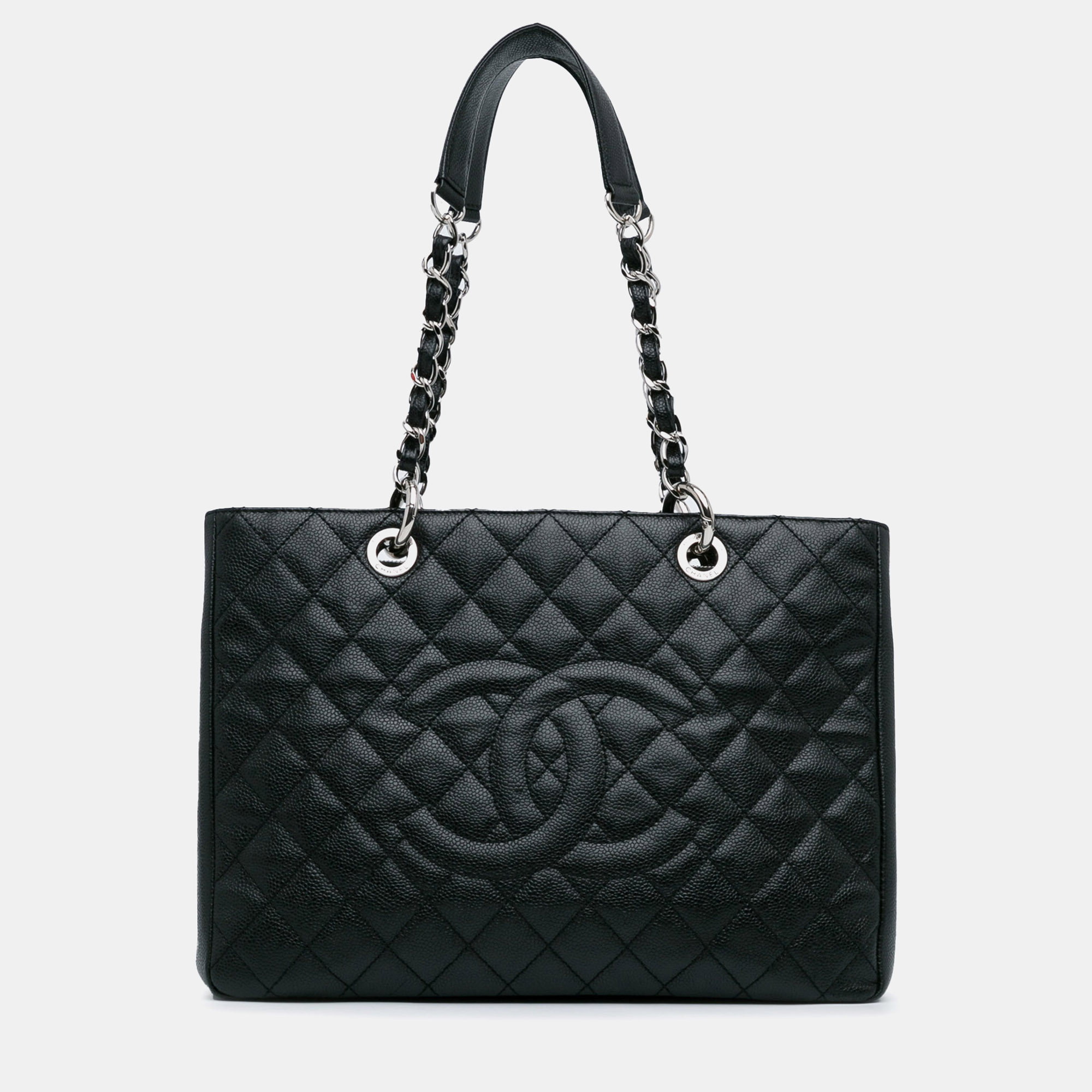 

Chanel Caviar Grand Shopping Tote, Black