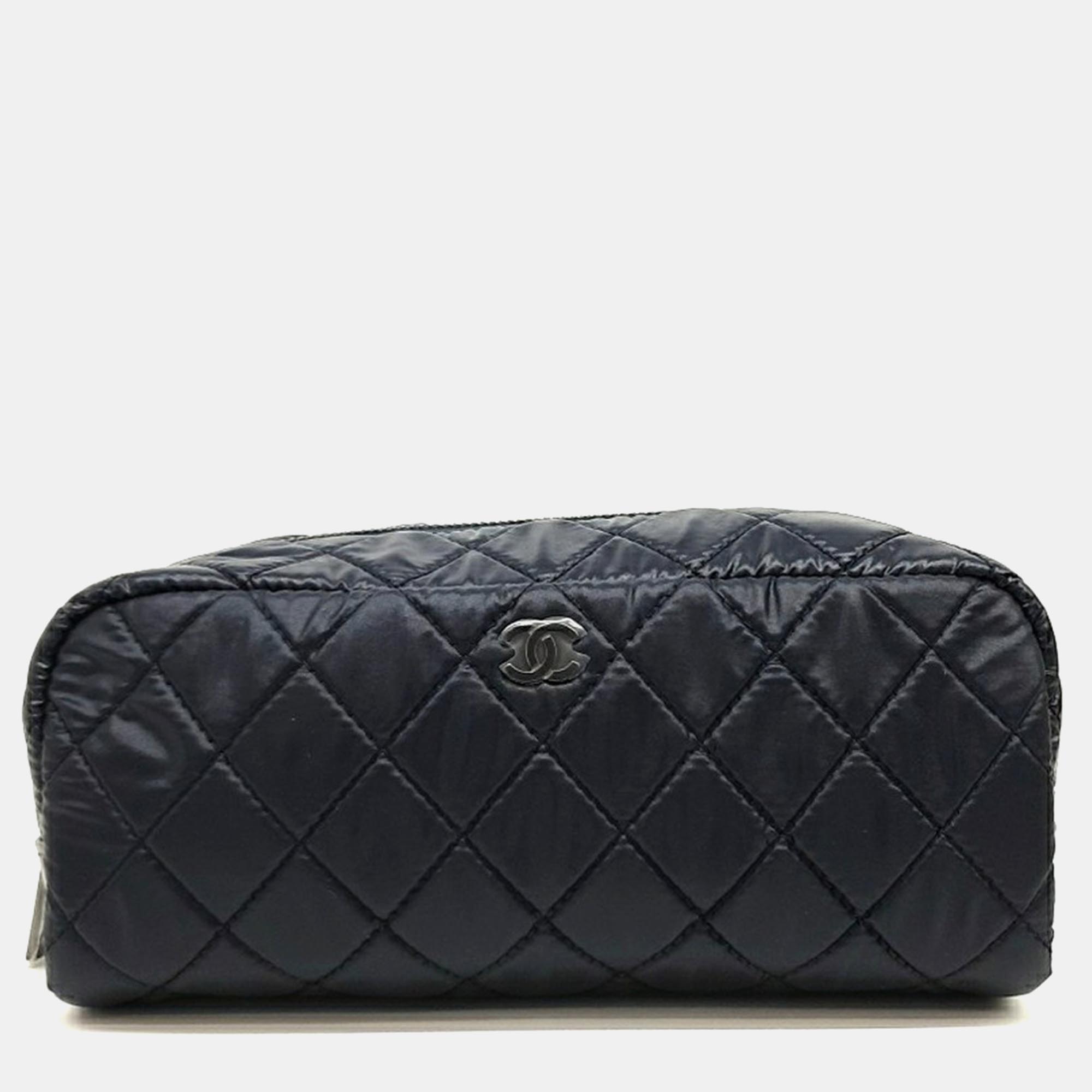 

Chanel fabric pouch, Black