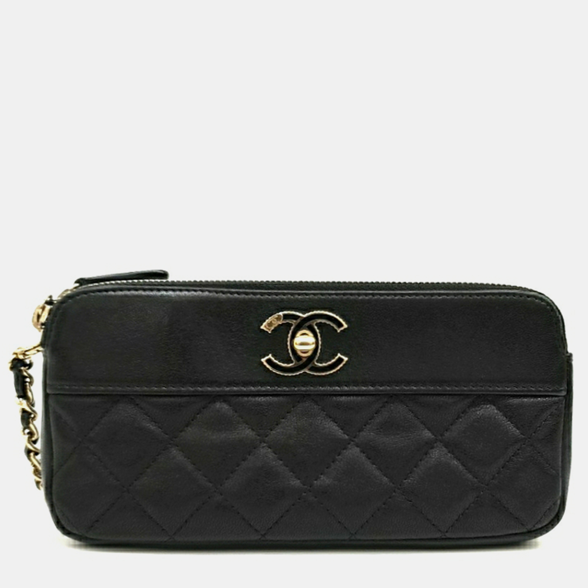 Pre-owned Chanel Mademoiselle Mini Crossbody Bag In Black