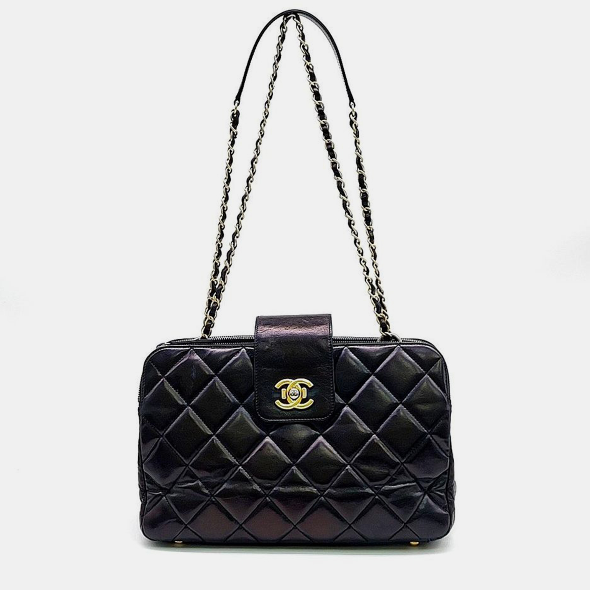 

Chanel Chain Shoulder Bag, Black