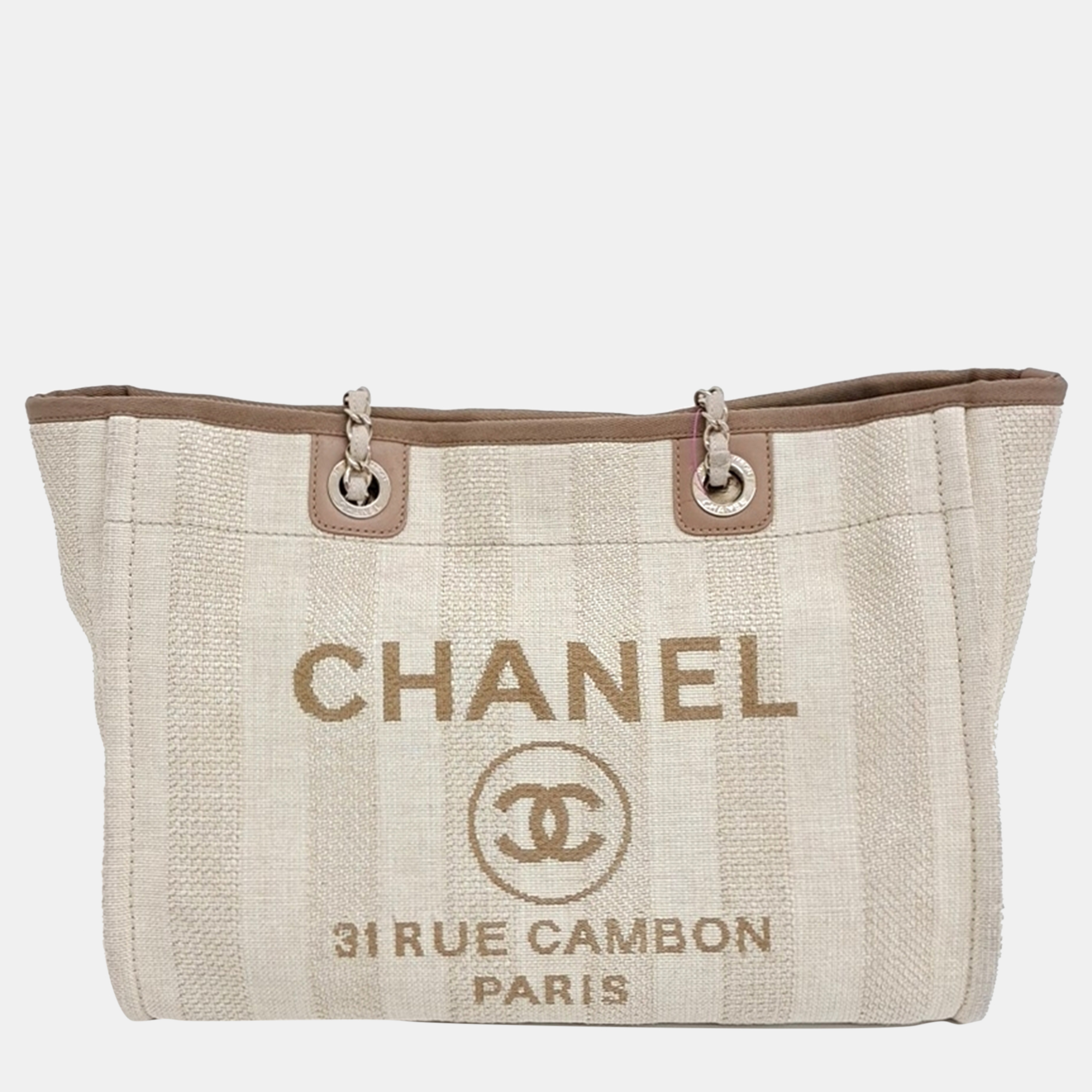 

Chanel Deauville Shoulder Bag, Beige