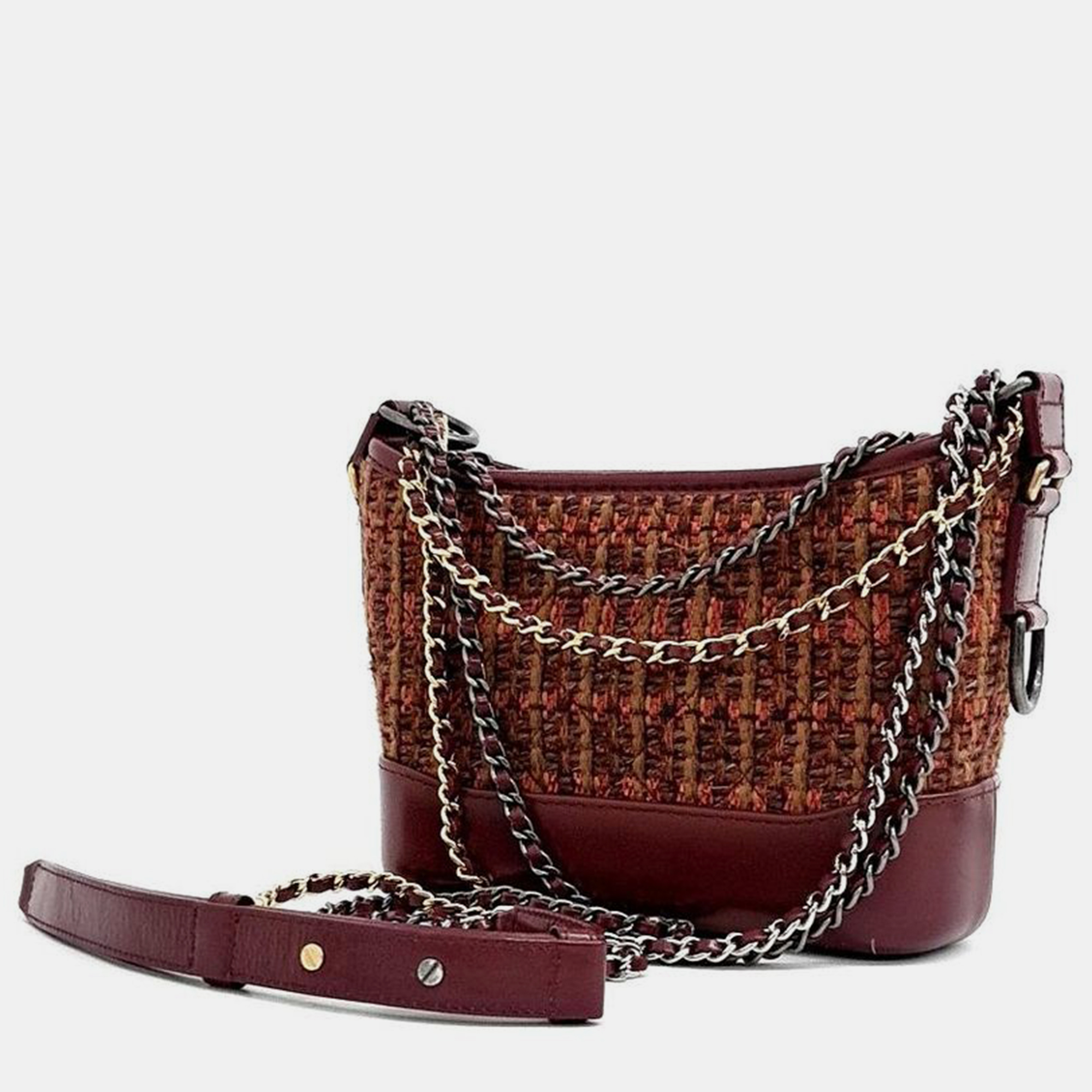 Chanel Tweed Gabrielle Hobo Bag Small 