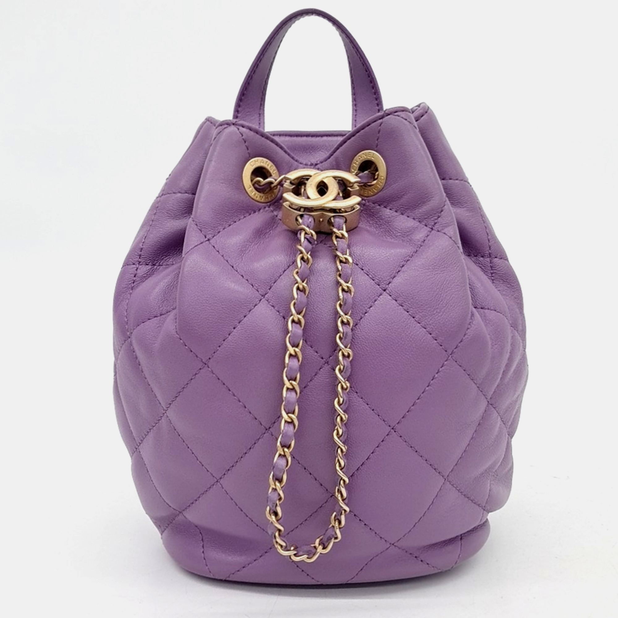 

Chanel Drawstring Backpack, Purple