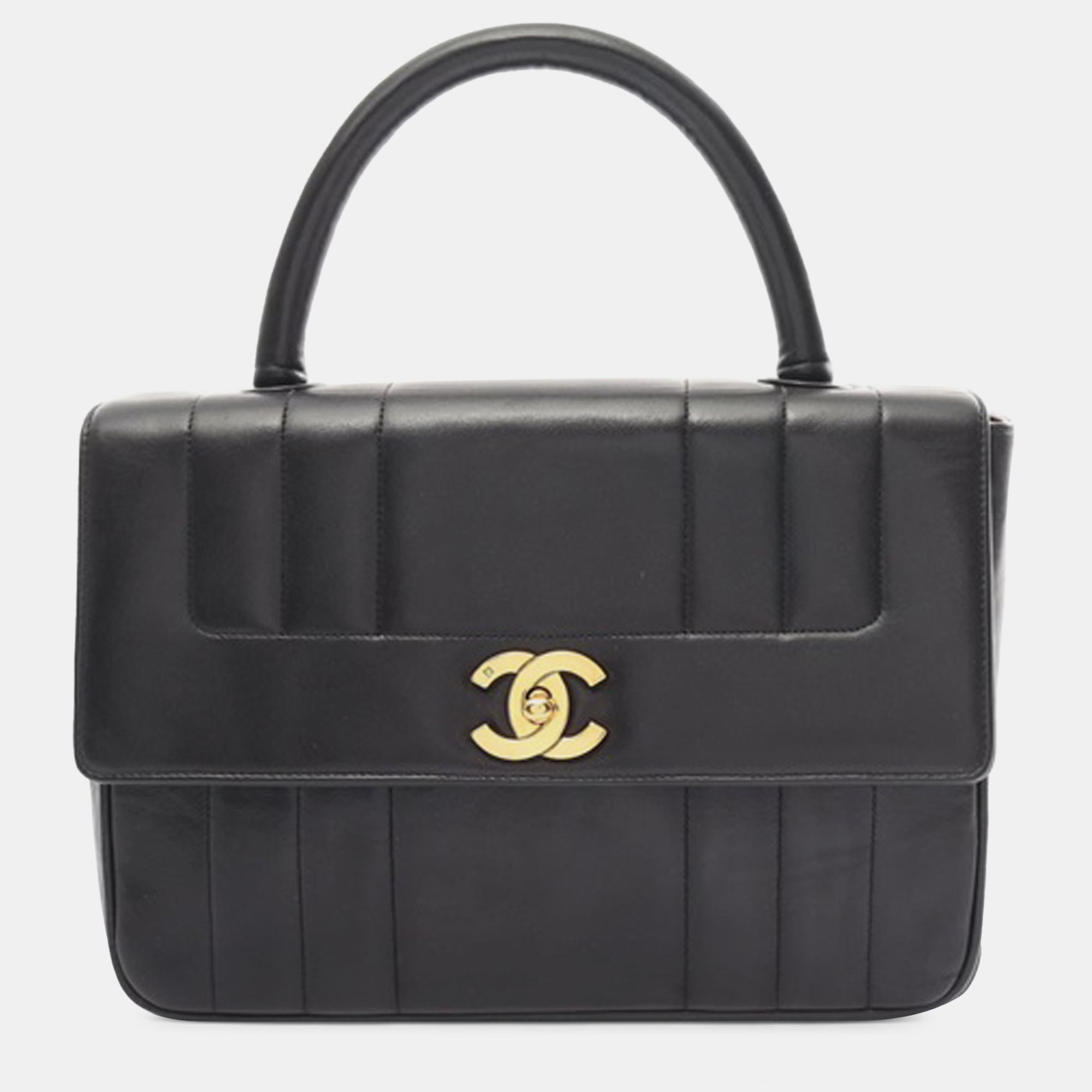 

Chanel Mademoiselle Top Handle Handbag, Black