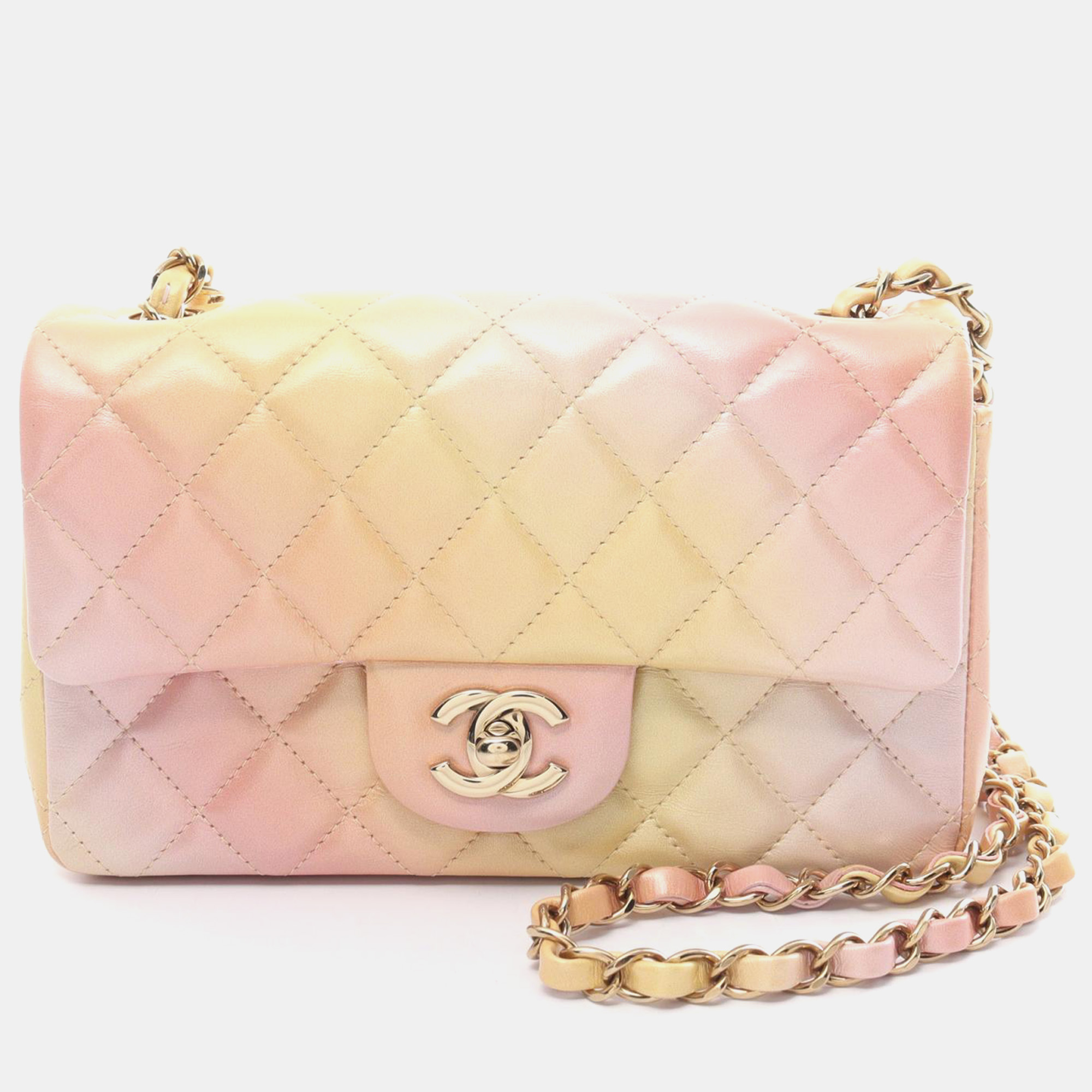 

Chanel Multicolour Leather Classic Single Flap Mini Shoulder Bag, Multicolor