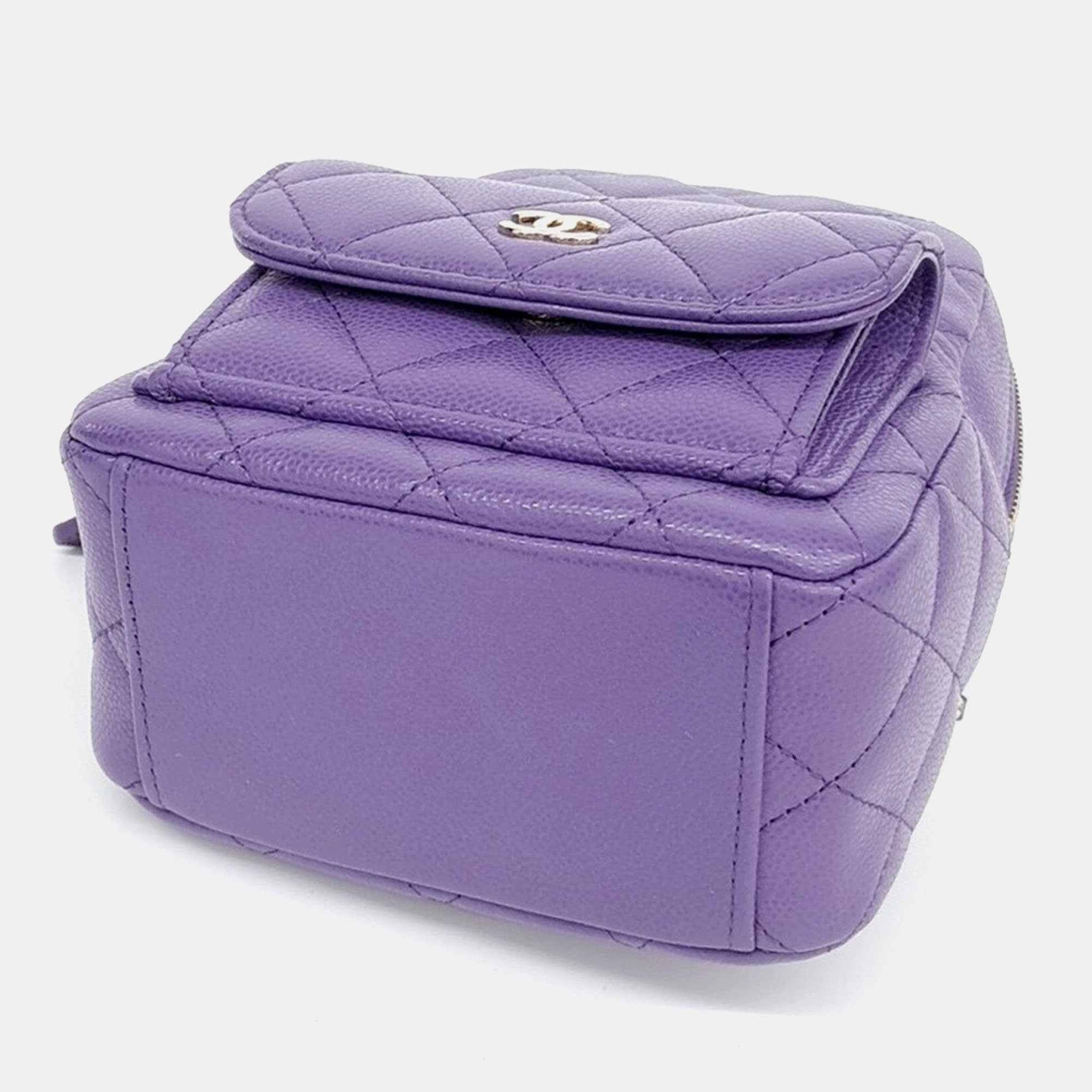 Chanel Caviar Top Handle Mini Backpack 