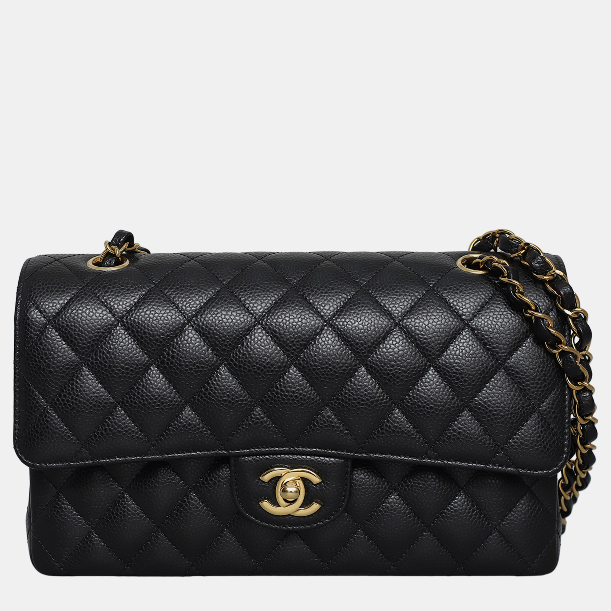 

Chanel Black Caviar Medium Classic Double Flap Bag