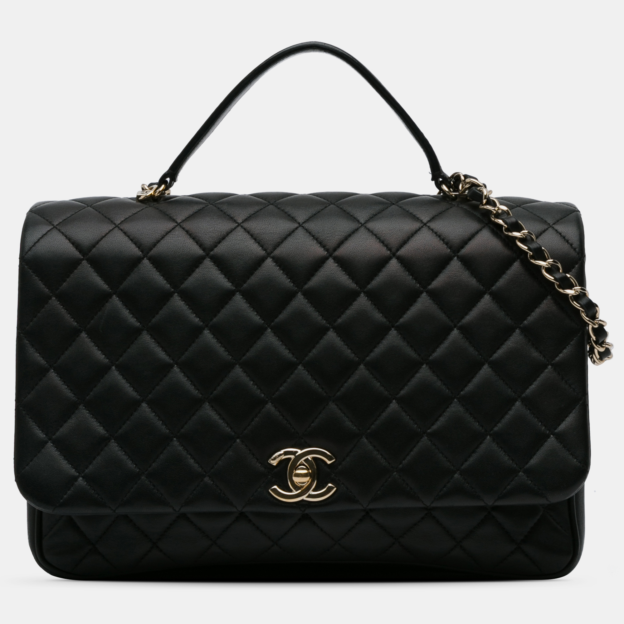 

Chanel Medium Lambskin Citizen Chic Flap, Black