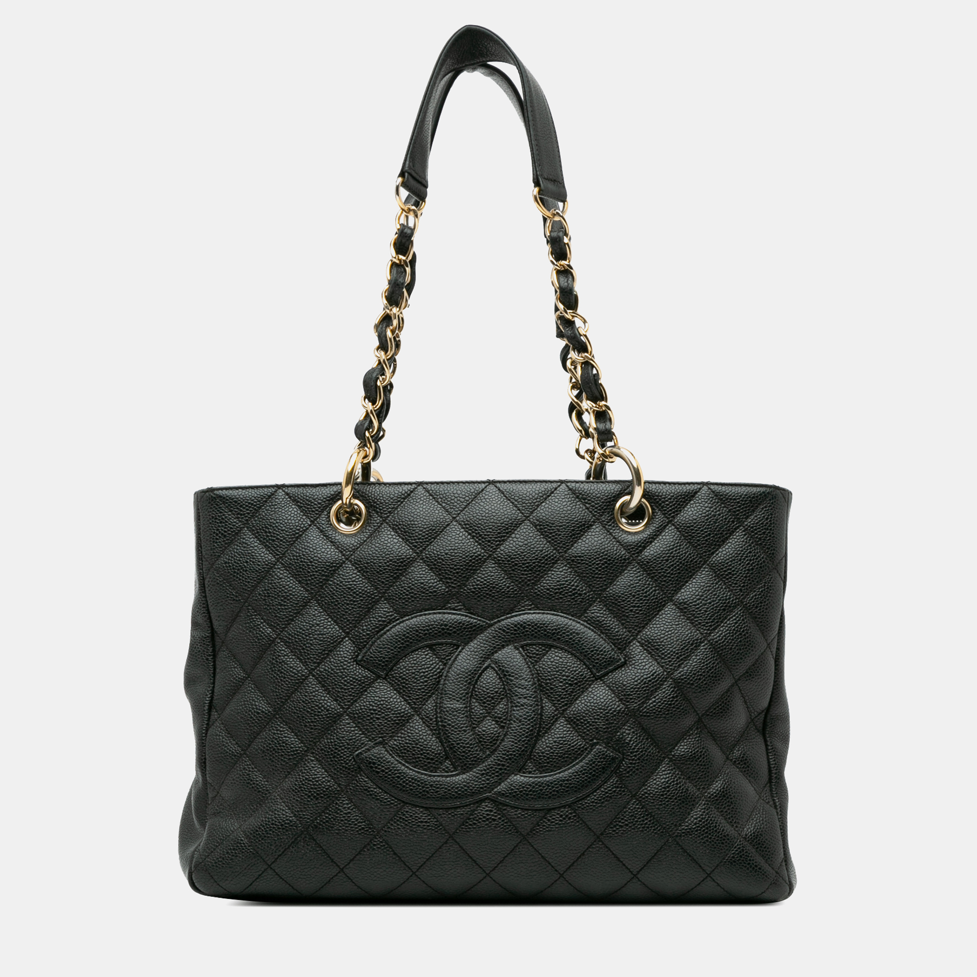 

Chanel Black Caviar Grand Shopping Tote Bag