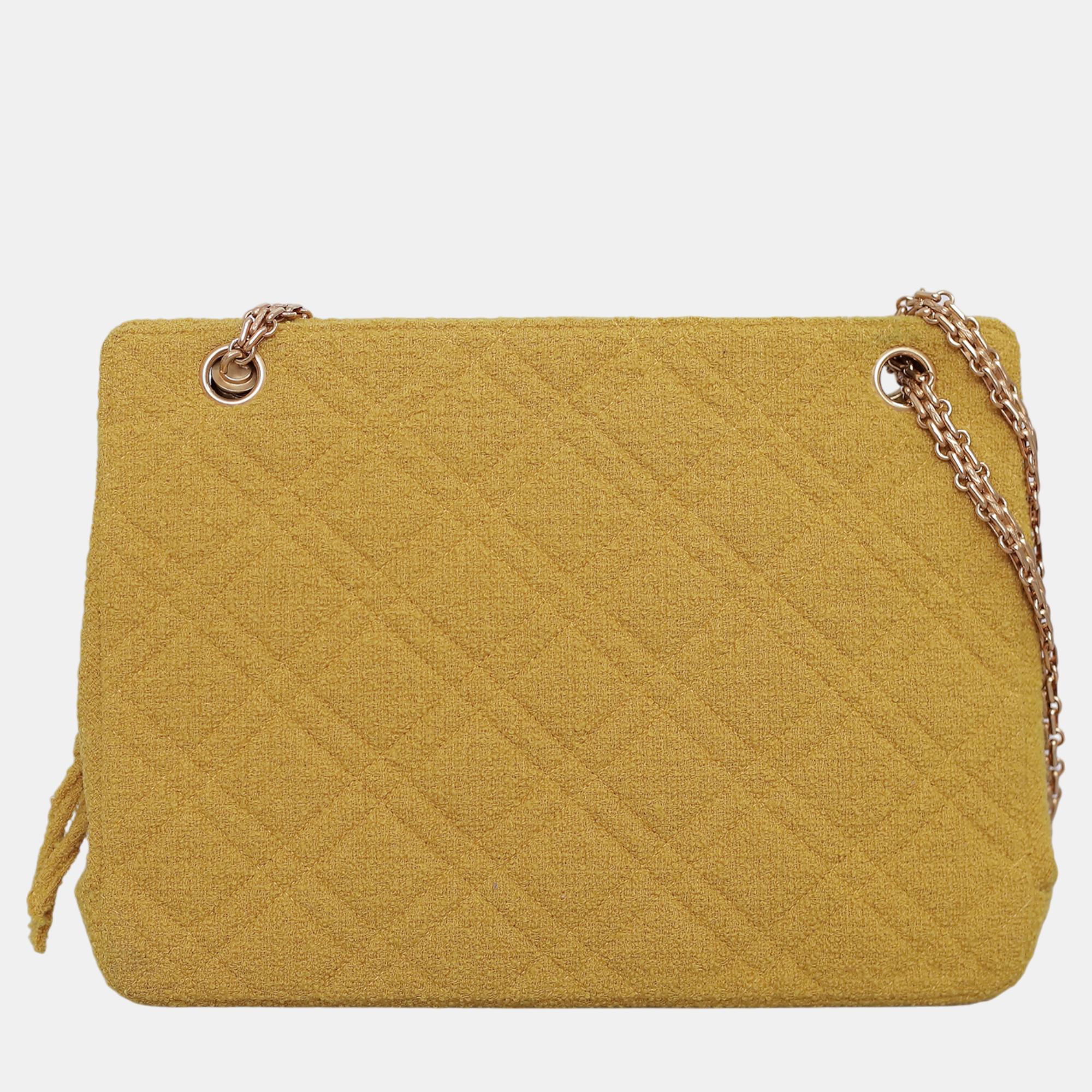 

Chanel Vintage Quilted Chain Shoulder Bag, Yellow