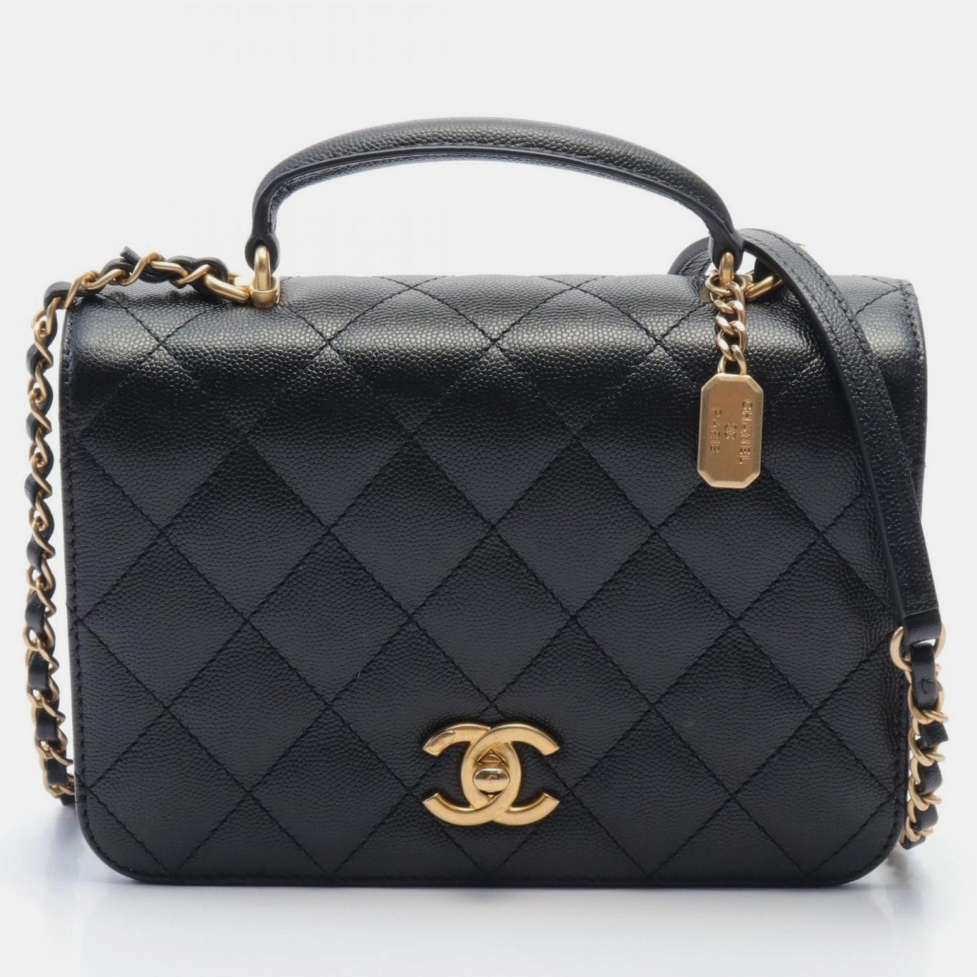 

Chanel Matelasse Caviar Skin Black Shoulder Bag