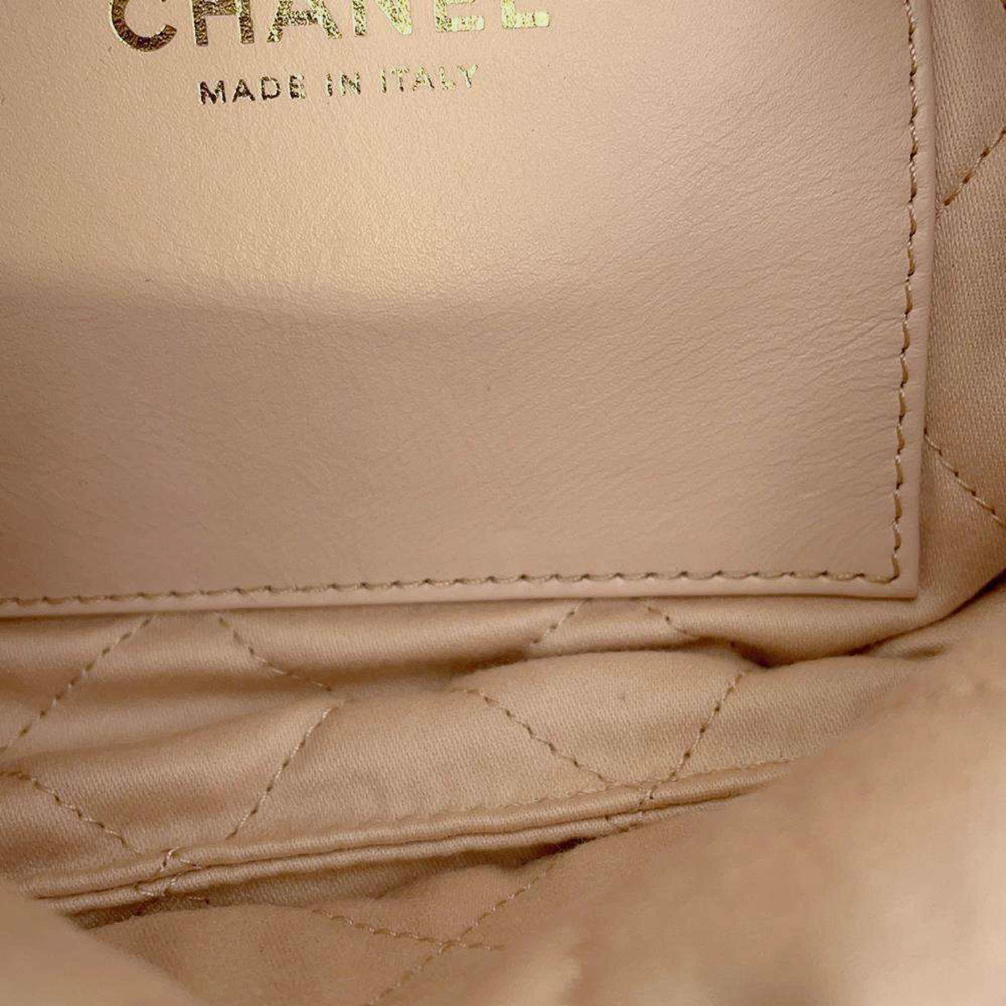 Chanel Leather Chanel 22 Coco Mark Shoulder Bag 
