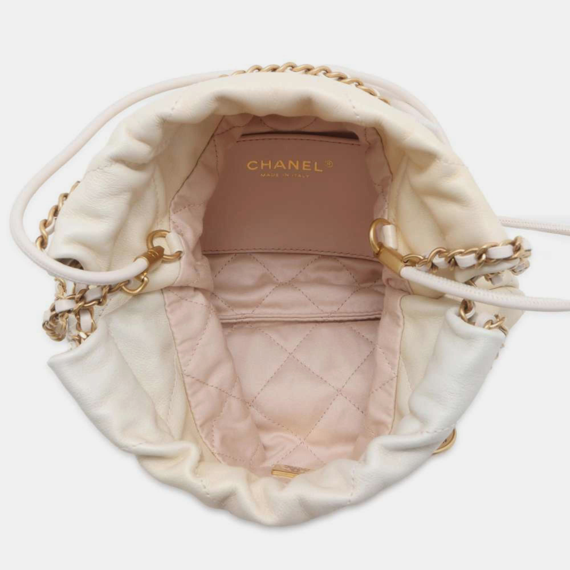 Chanel Leather Chanel 22 Coco Mark Shoulder Bag 