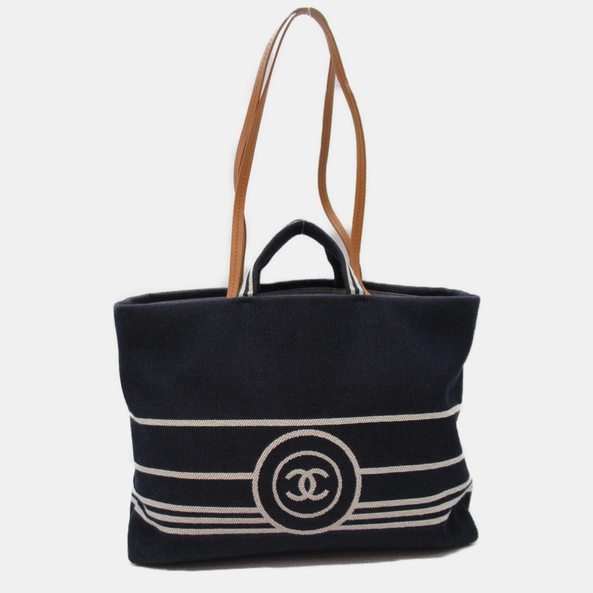 

Chanel Navy Denim Bag, Navy blue