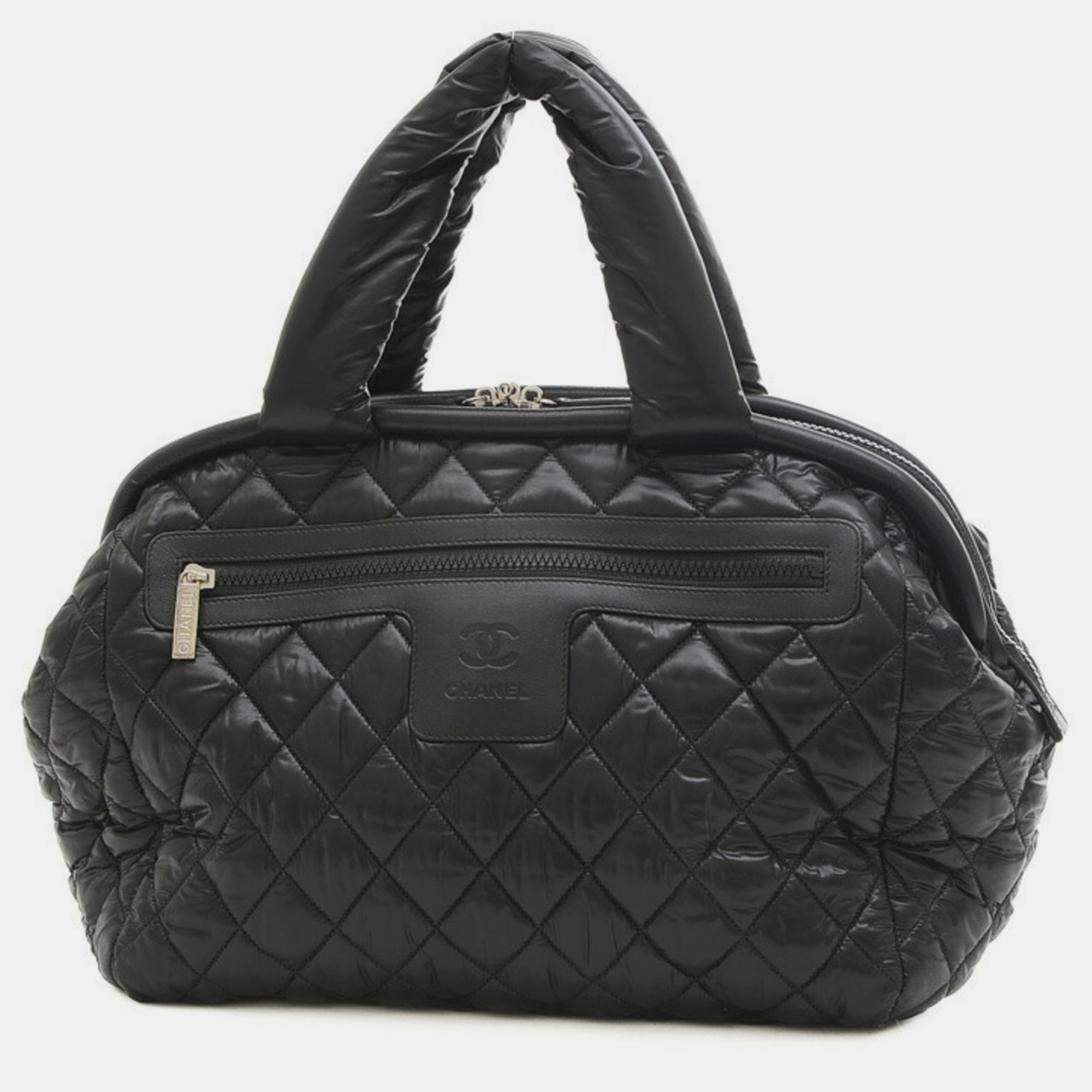 

Chanel Black Nylon Coco Cocoon Boston Bag