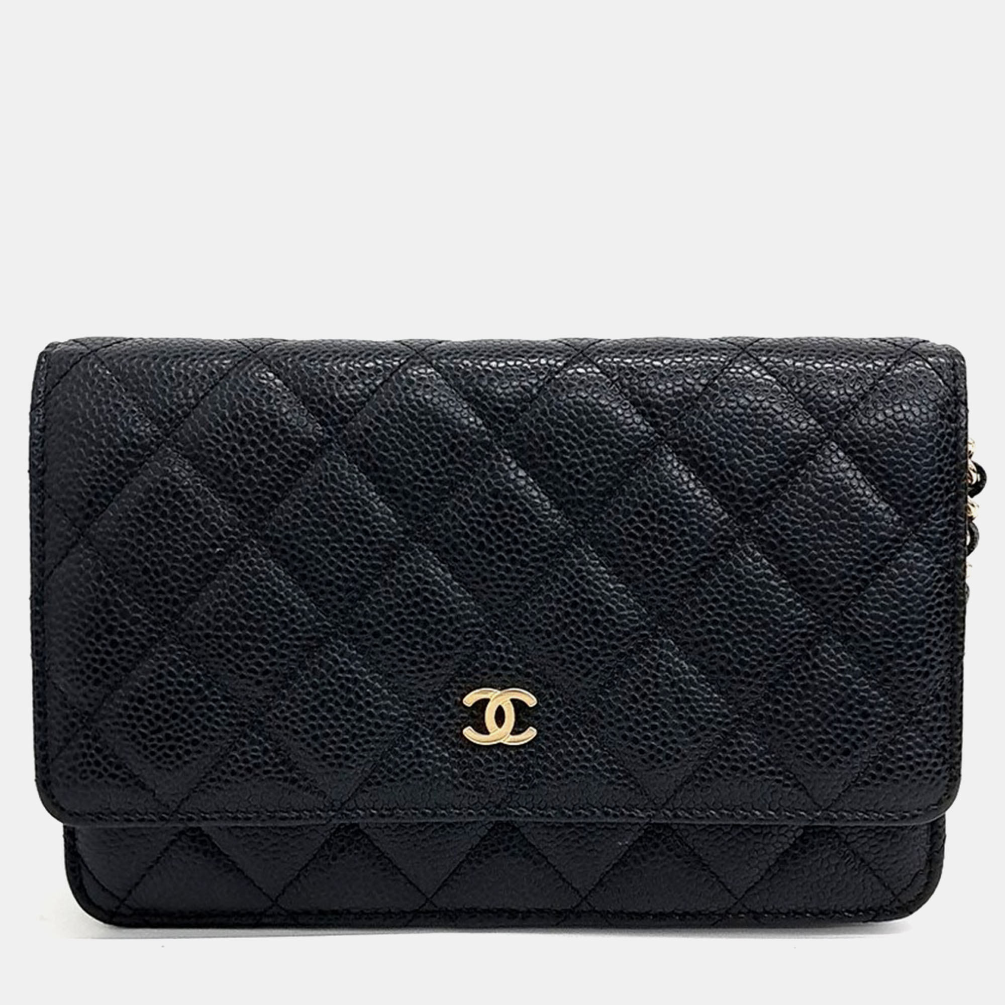 

Chanel Caviar WOC Mini Crossbody Bag, Black