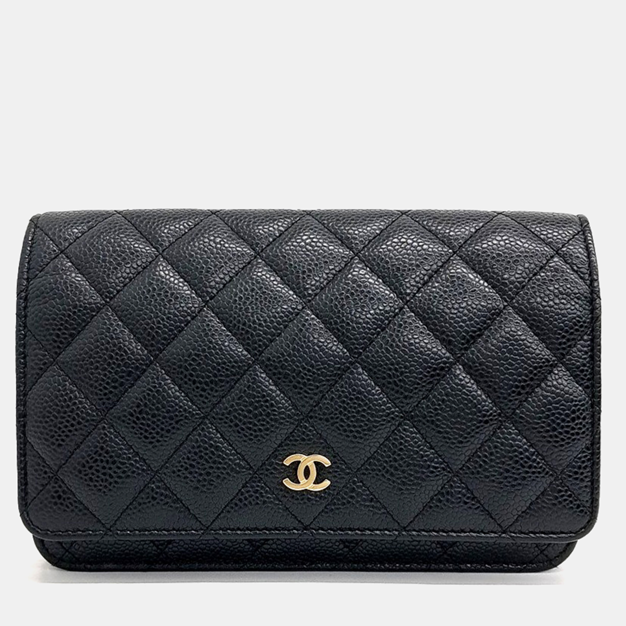 

Chanel Caviar WOC Mini Crossbody Bag, Black