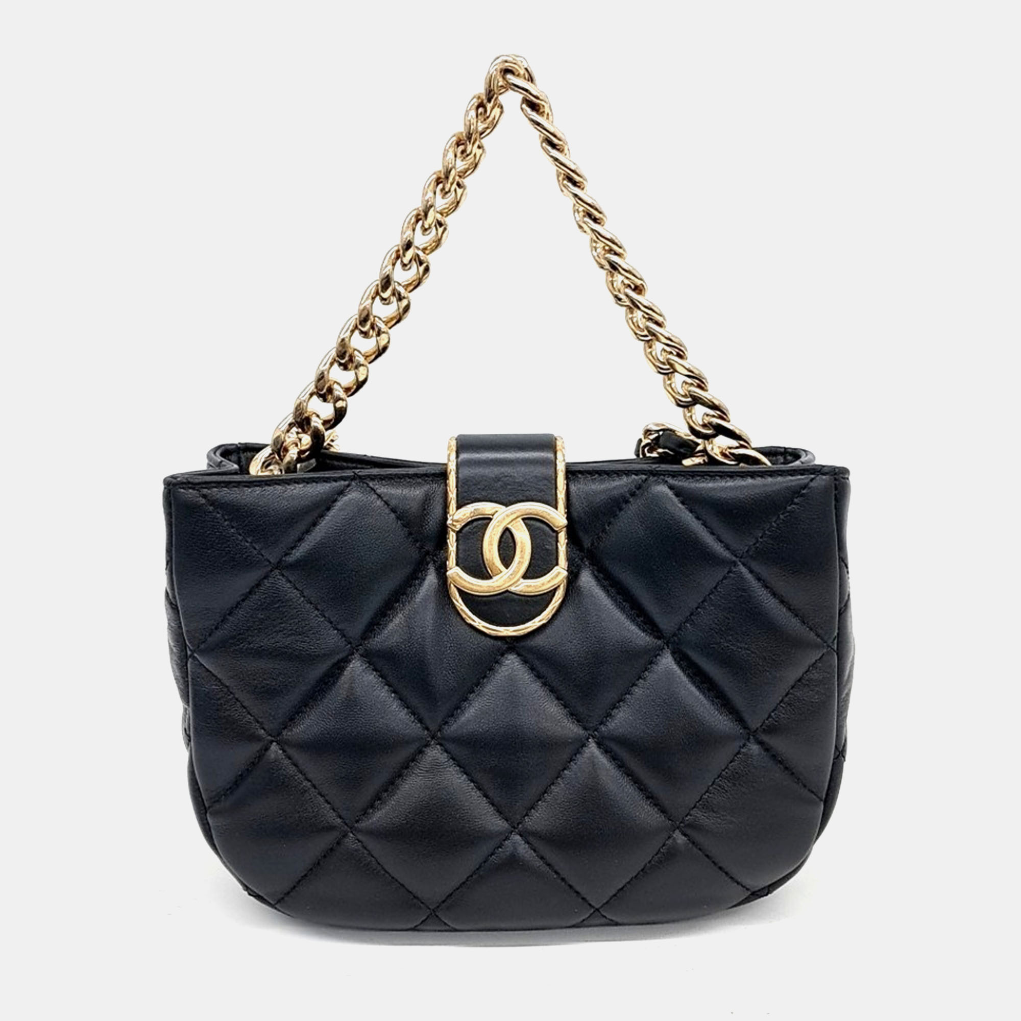 

Chanel small hobo bag, Black