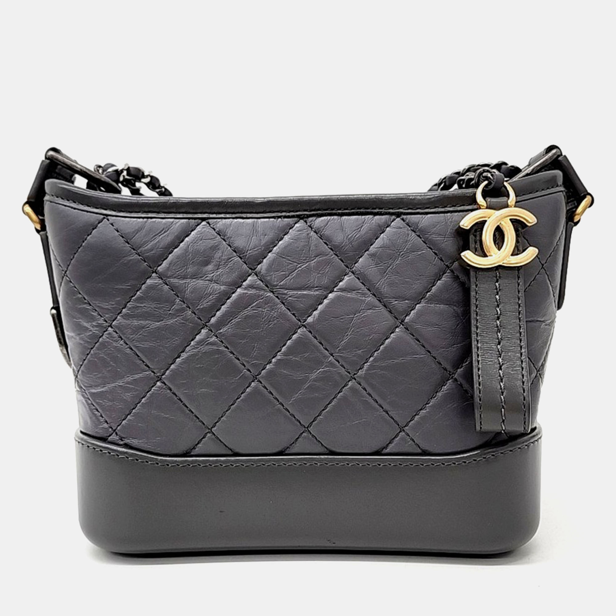 

Chanel Gabrielle Hobo Small Bag, Grey