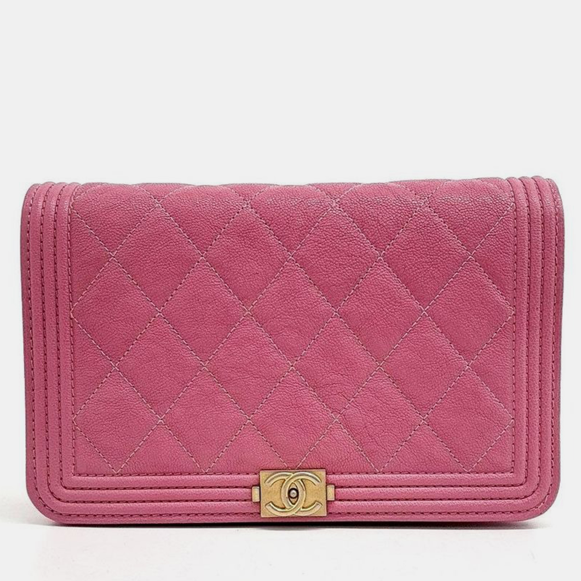 

Chanel Caviar WOC Mini Crossbody Bag, Pink