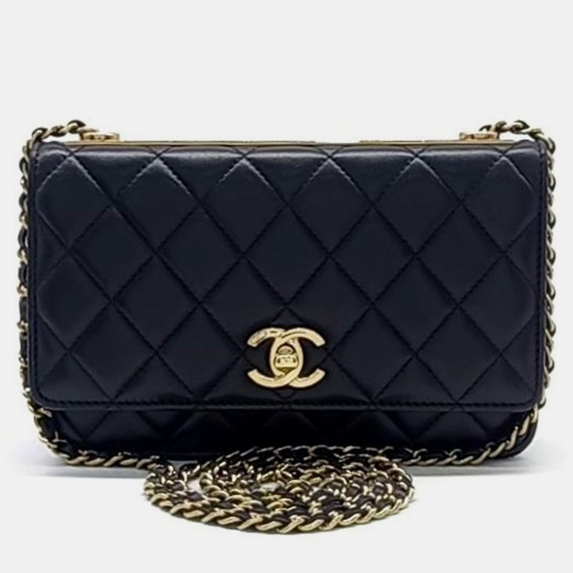 

Chanel Trendy CC WOC Mini Crossbody Bag, Black