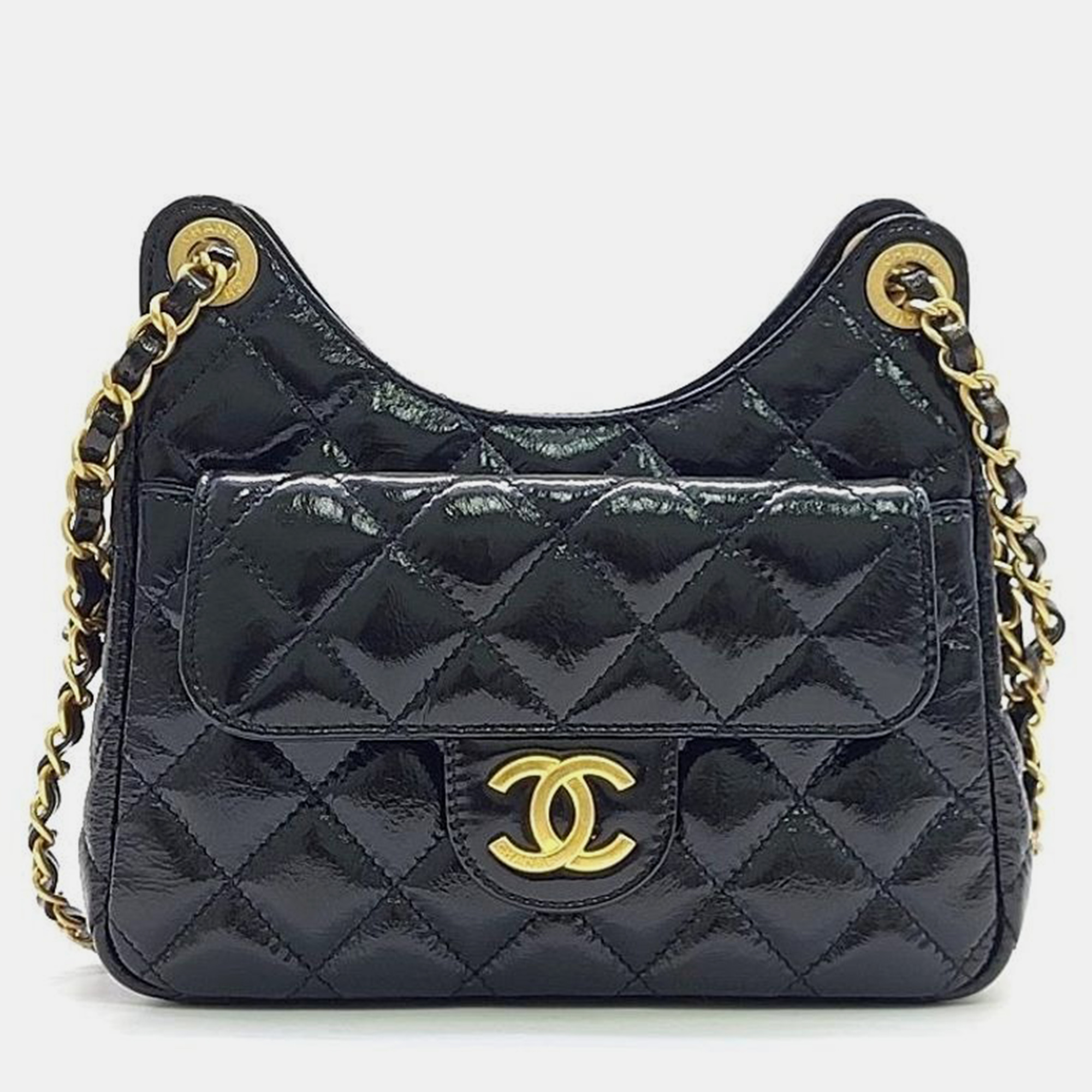 

Chanel Small Hobo Bag, Black