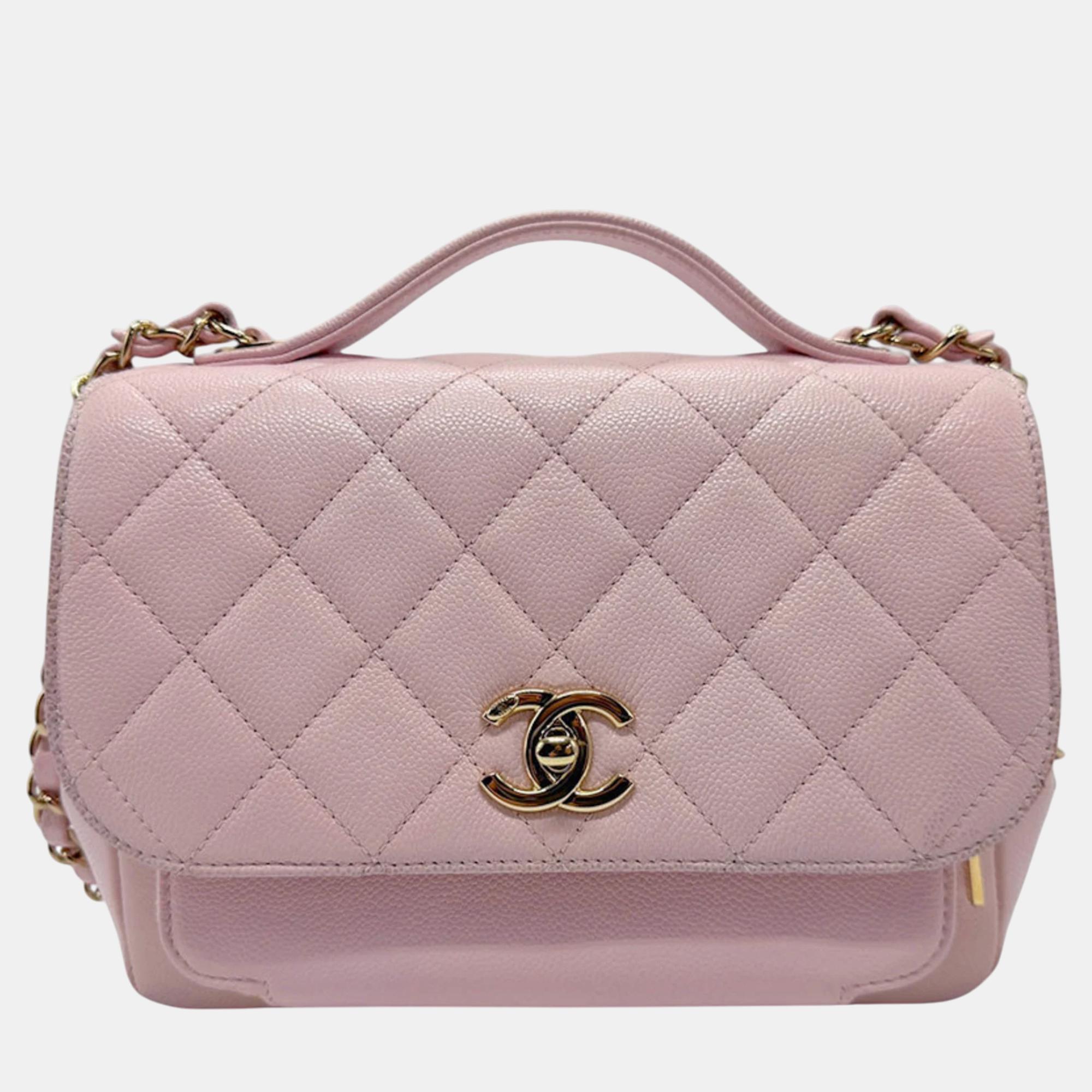 

Chanel Pink Gold Caviar Skin Leather Affinity Shoulder Bag