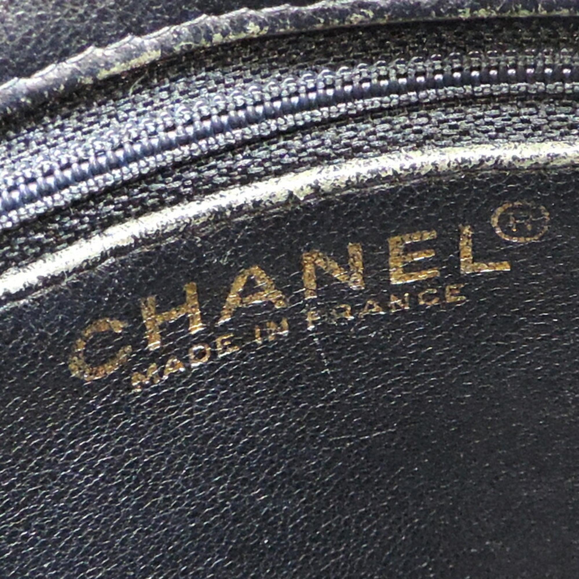Chanel Black Caviar Skin Reproduction Tote Handbag 