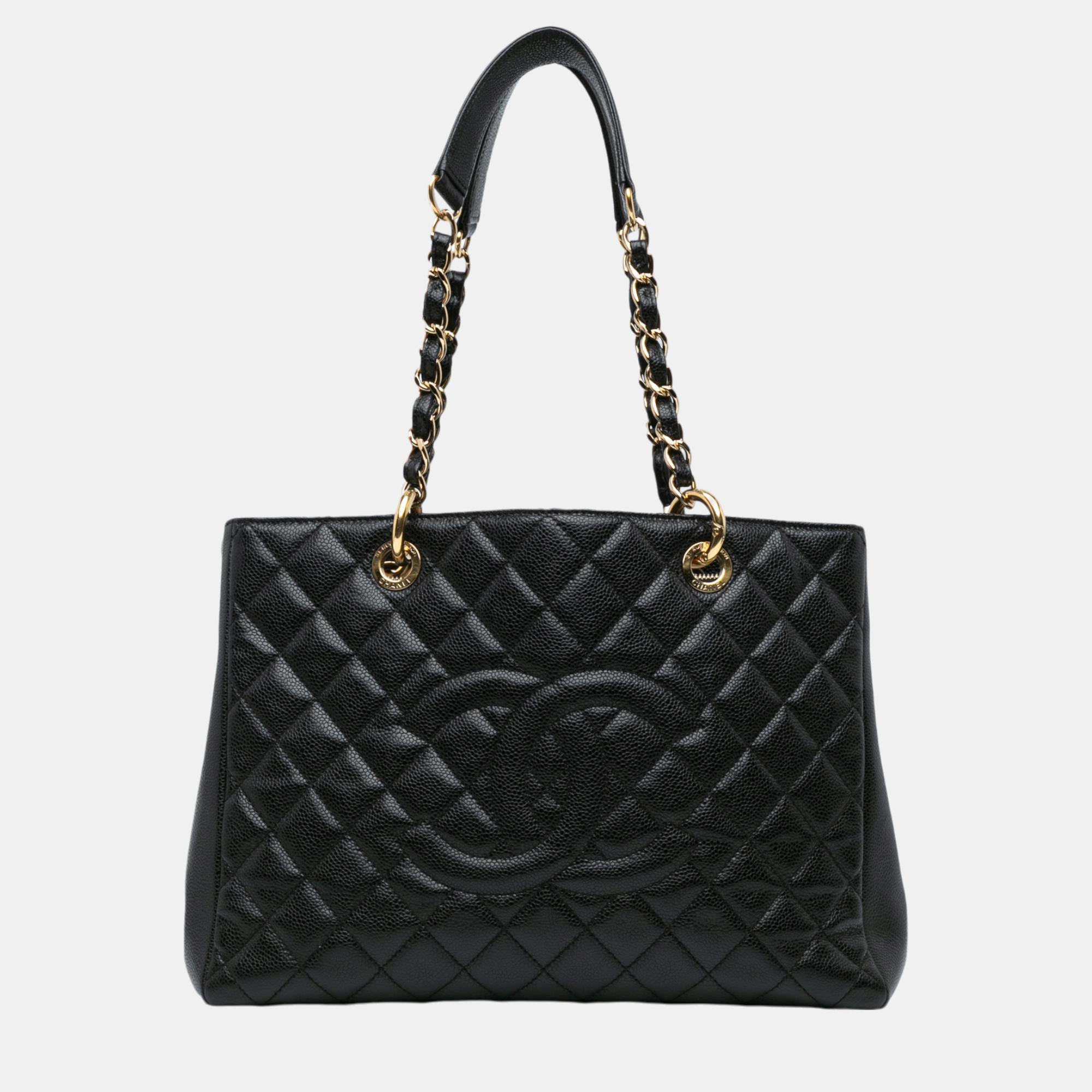 

Chanel Black Caviar Grand Shopping Tote