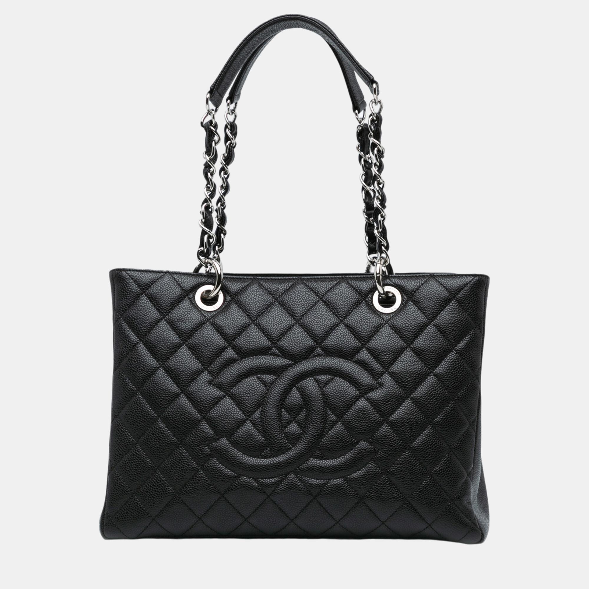 

Chanel Black Caviar Grand Shopping Tote