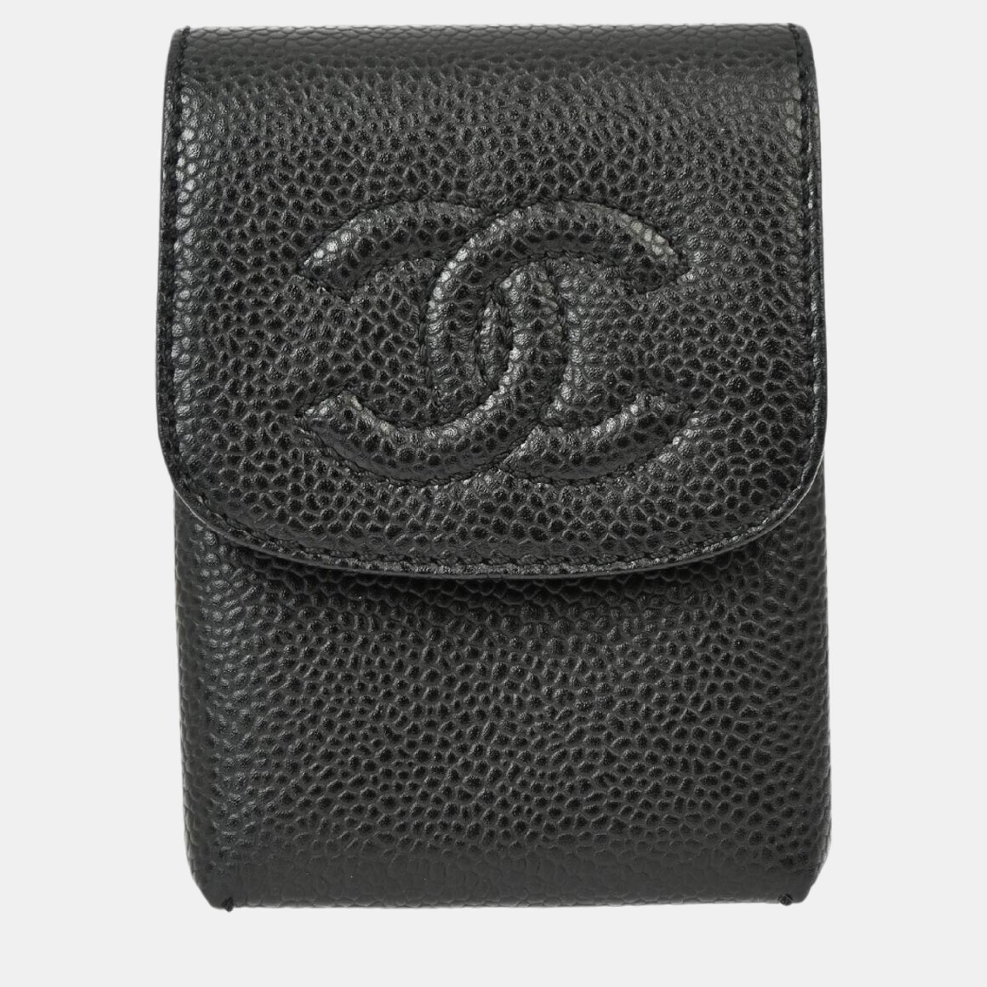 

Chanel Black Calfskin Cigarette Small Case