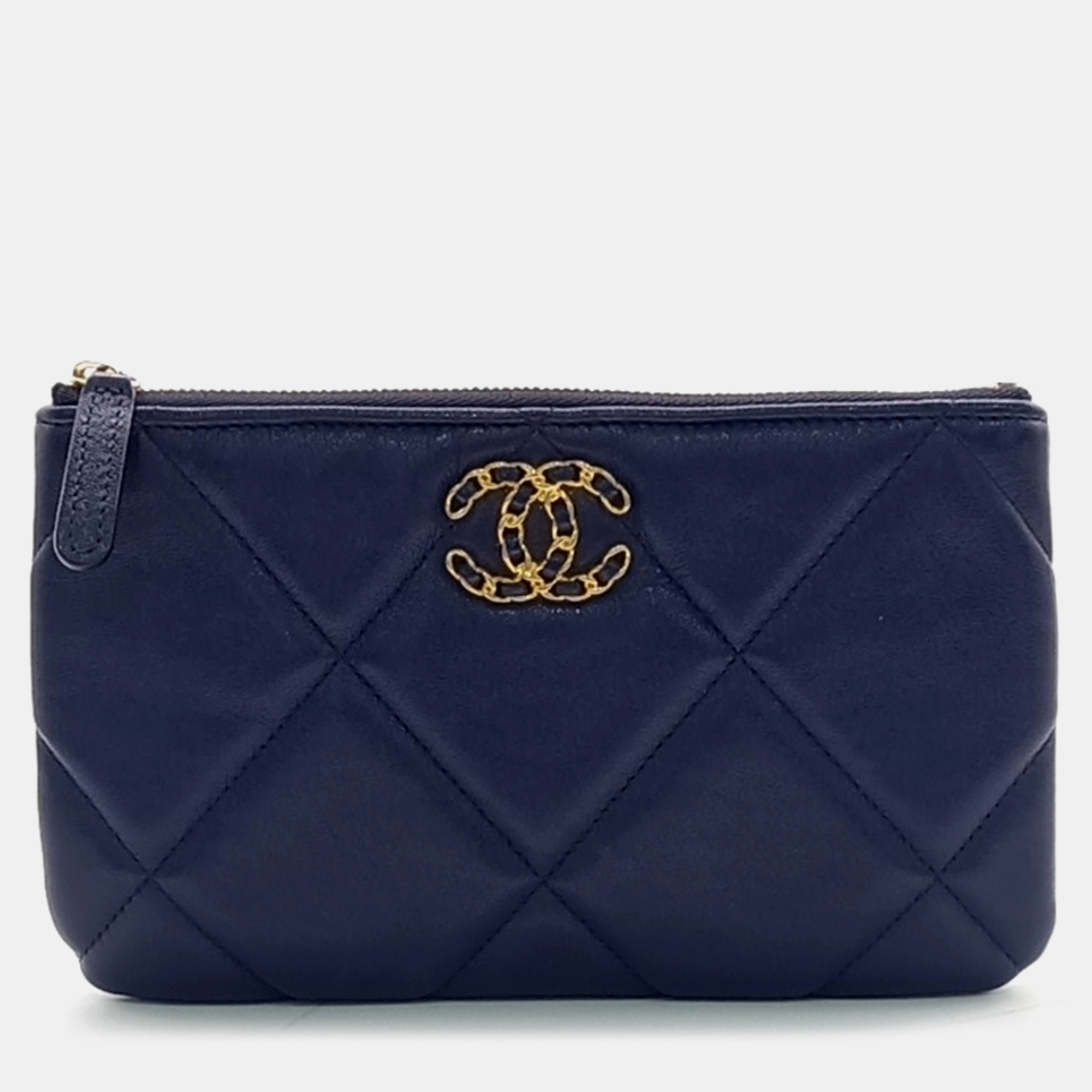 

Chanel 19 Pouch Bag, Navy blue