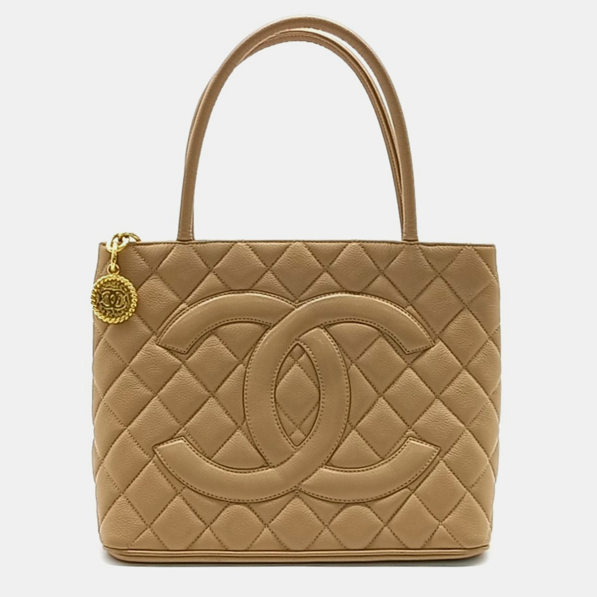 

Chanel Caviar Coin Bag, Beige