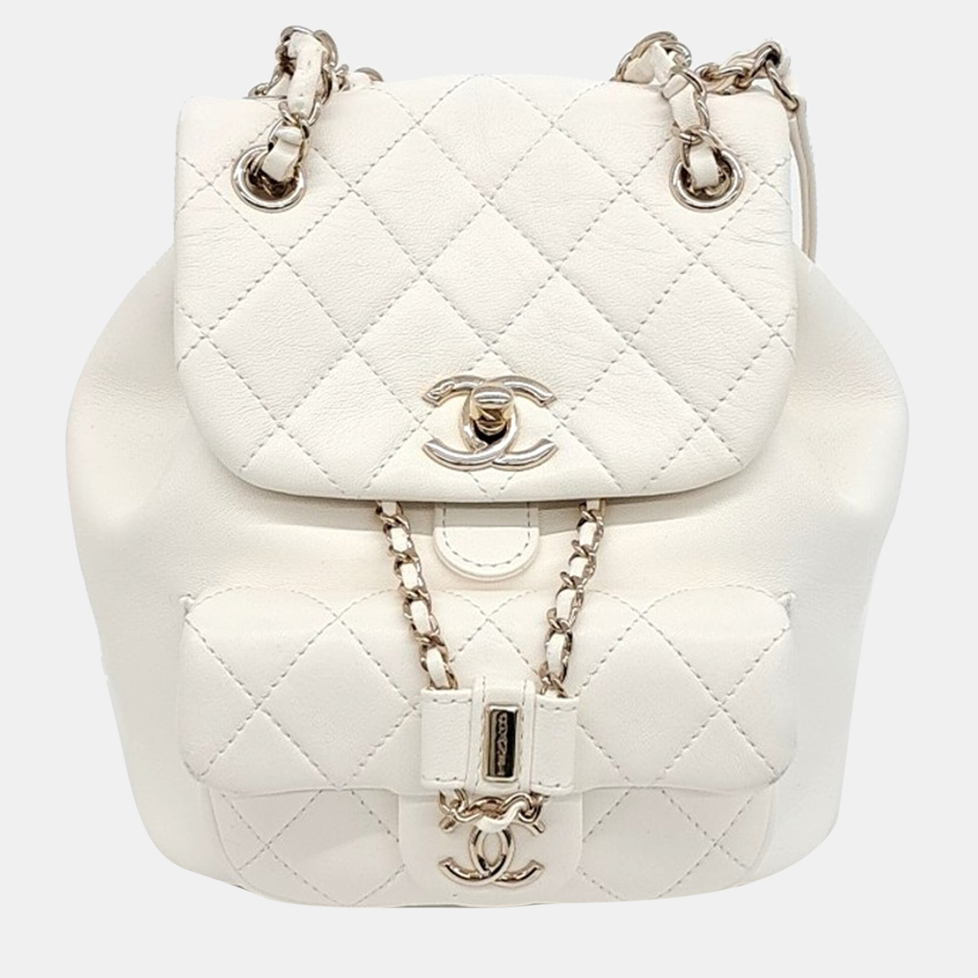 

Chanel Duma backpack, White